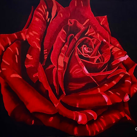 Original Oil Painting - Hand Painted - Blooming Night