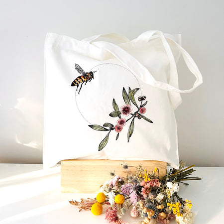 Tote Bag - Hakea Laurina & Bee