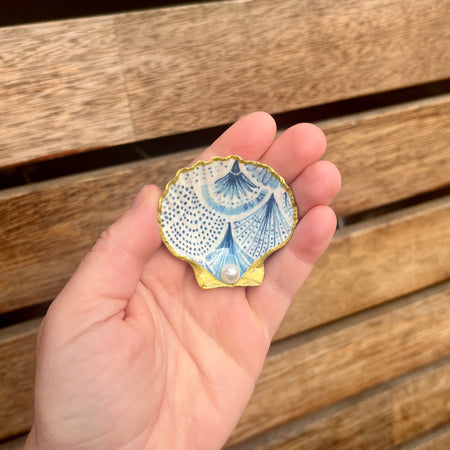 Mini Scallop Shell Trinket Tray