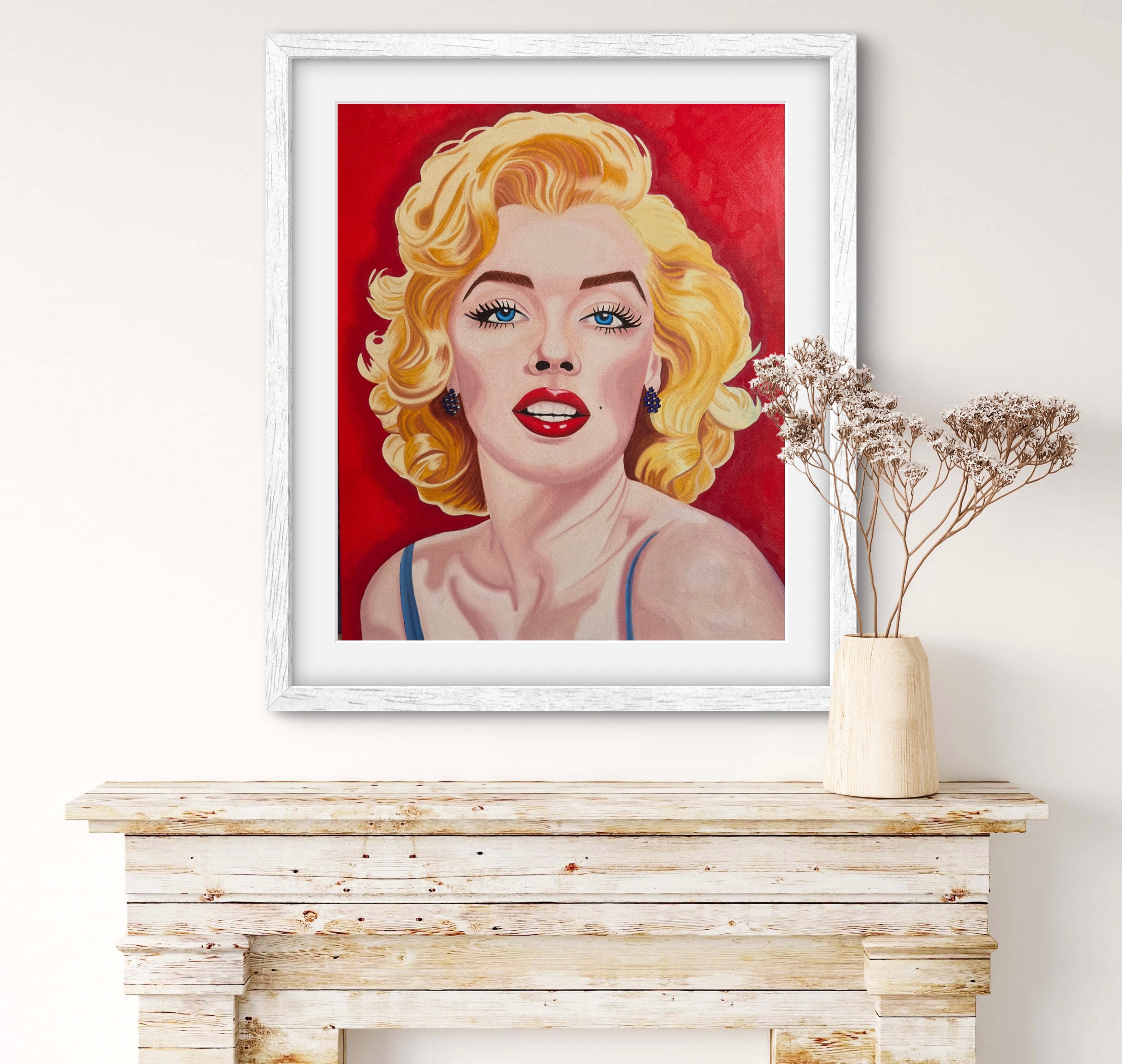Marilyn Monroe - Original Oil Painting - Hand Painted - Reduced