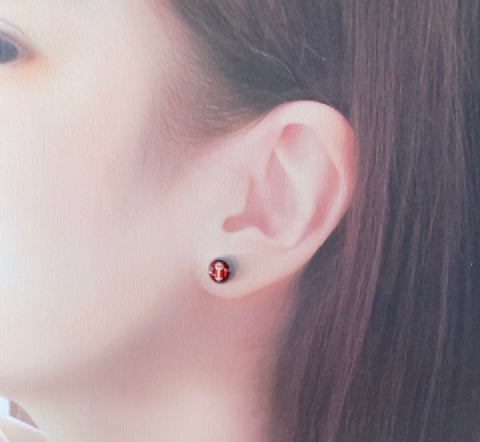 Resin Christmas earrings