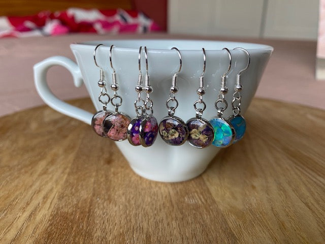 Flower Resin earrings