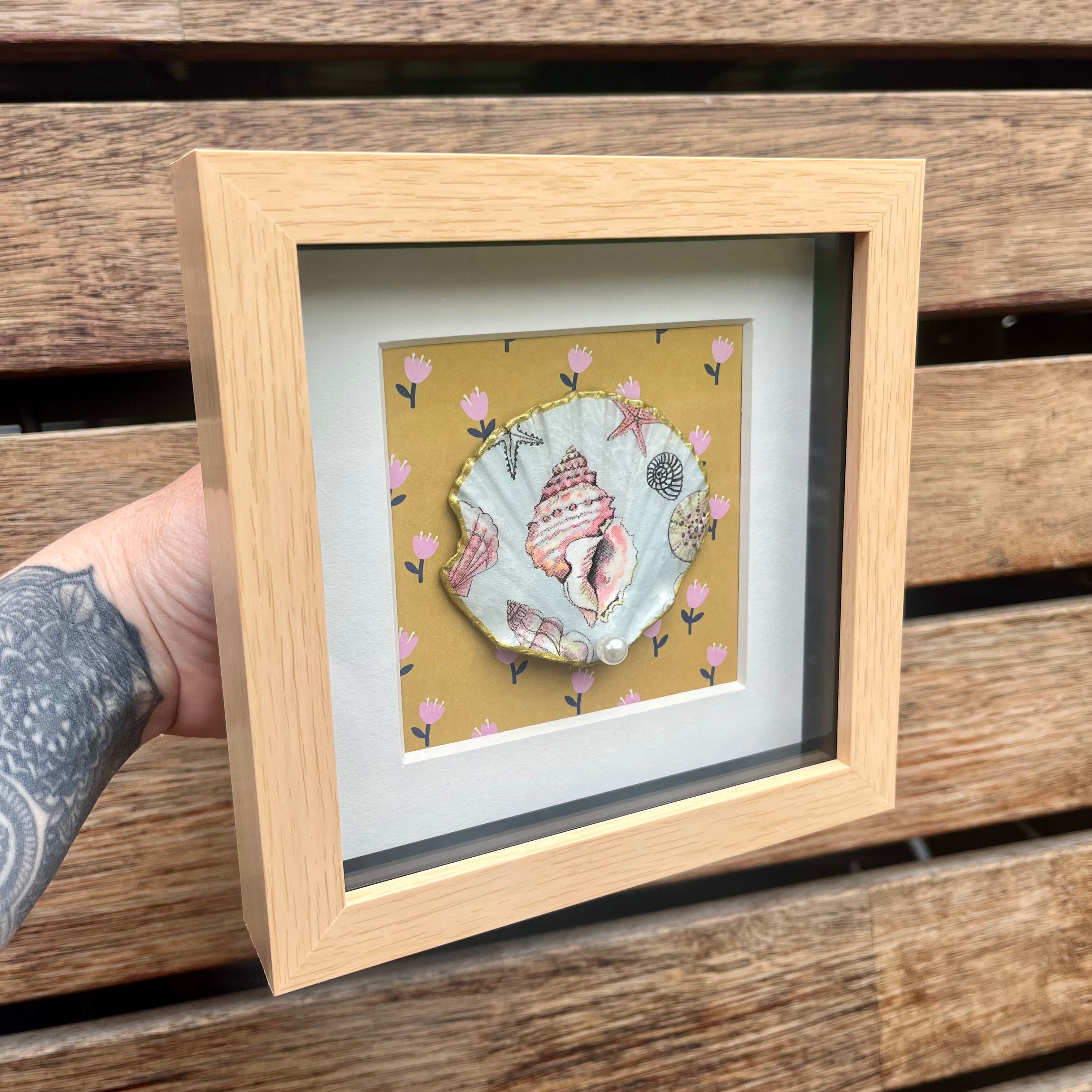 DAMAGE Coastal Shell Art Eclectic Style