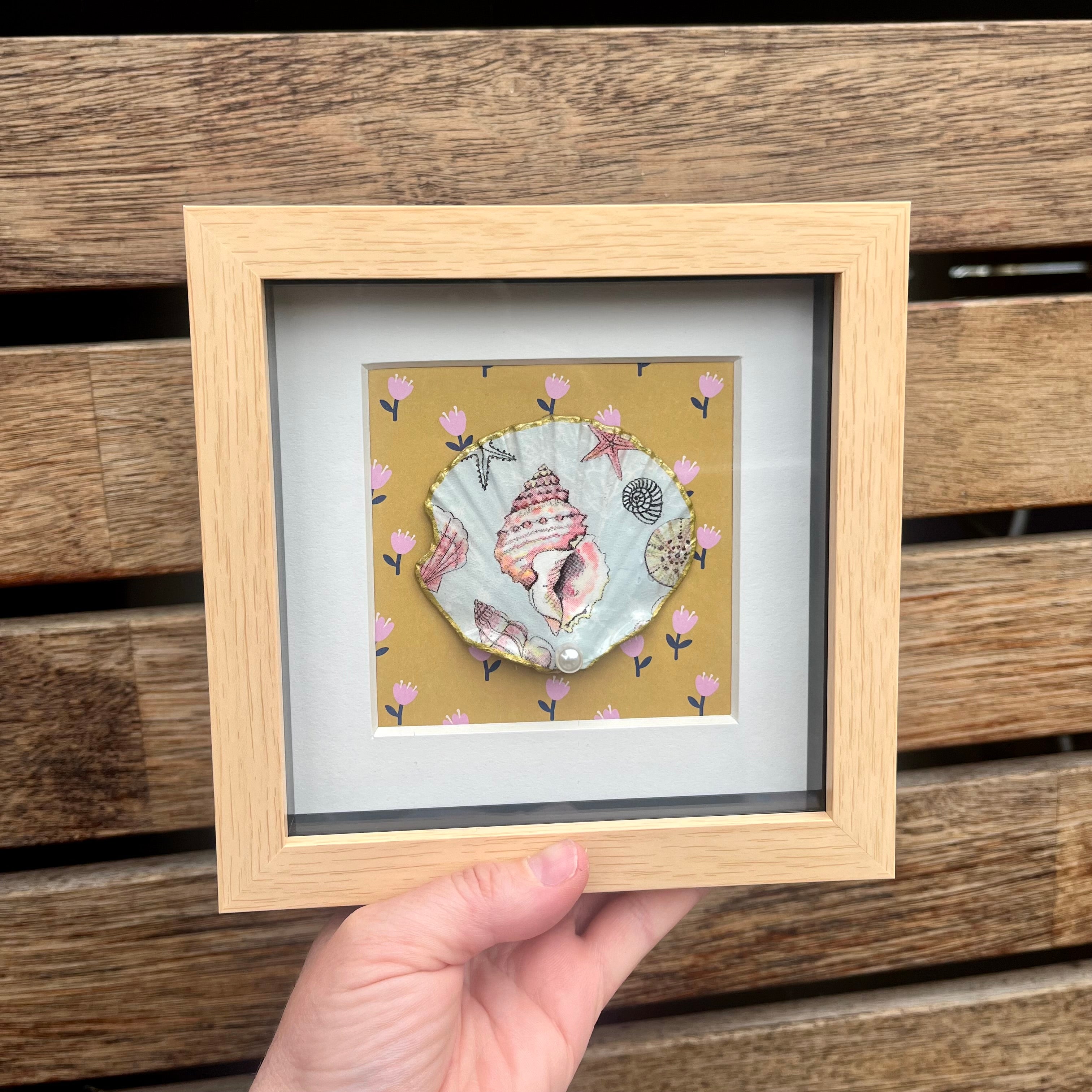 DAMAGE Coastal Shell Art Eclectic Style