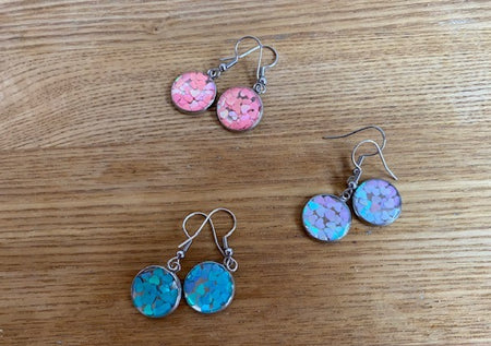 Resin earrings