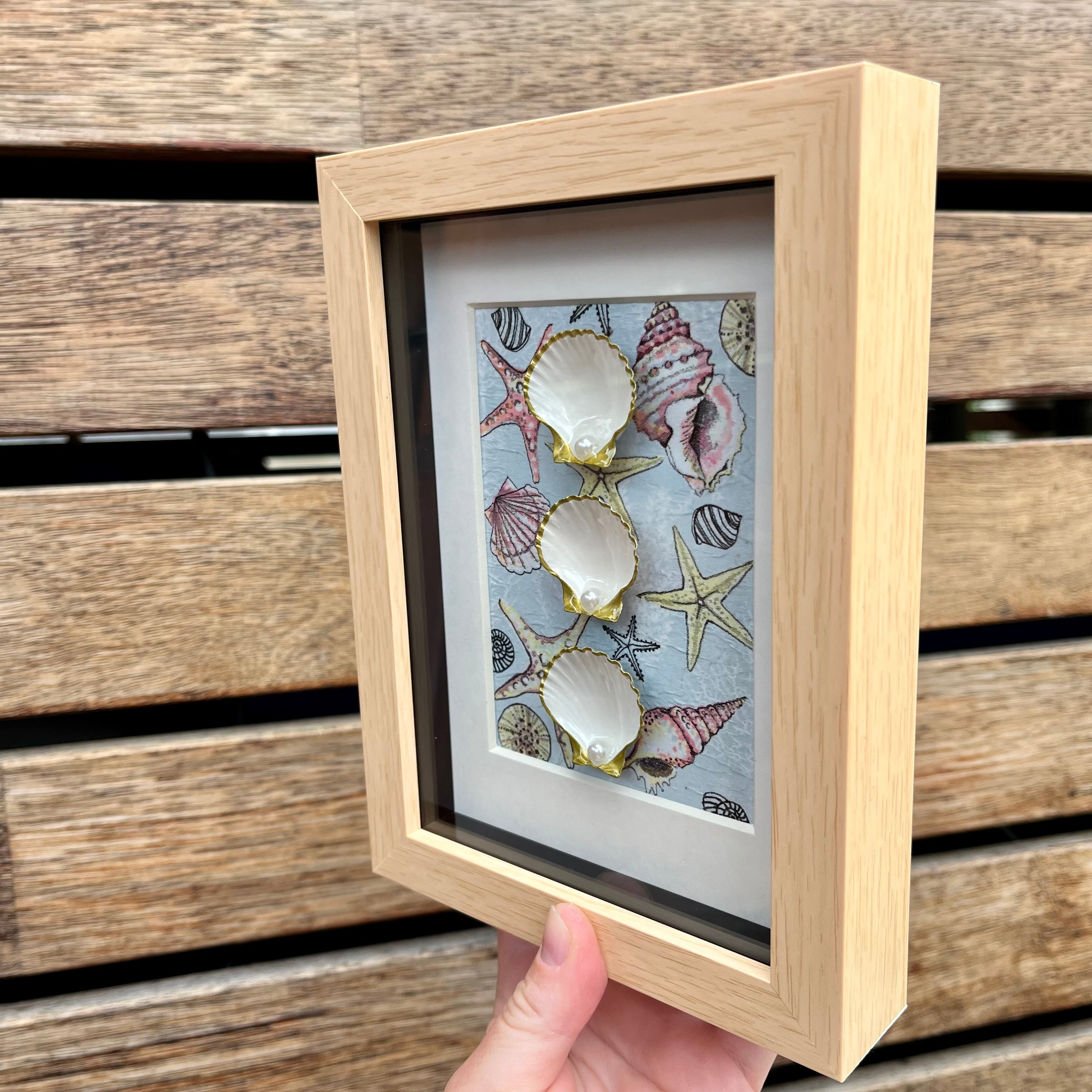 Framed Shells With Coastal Vibes