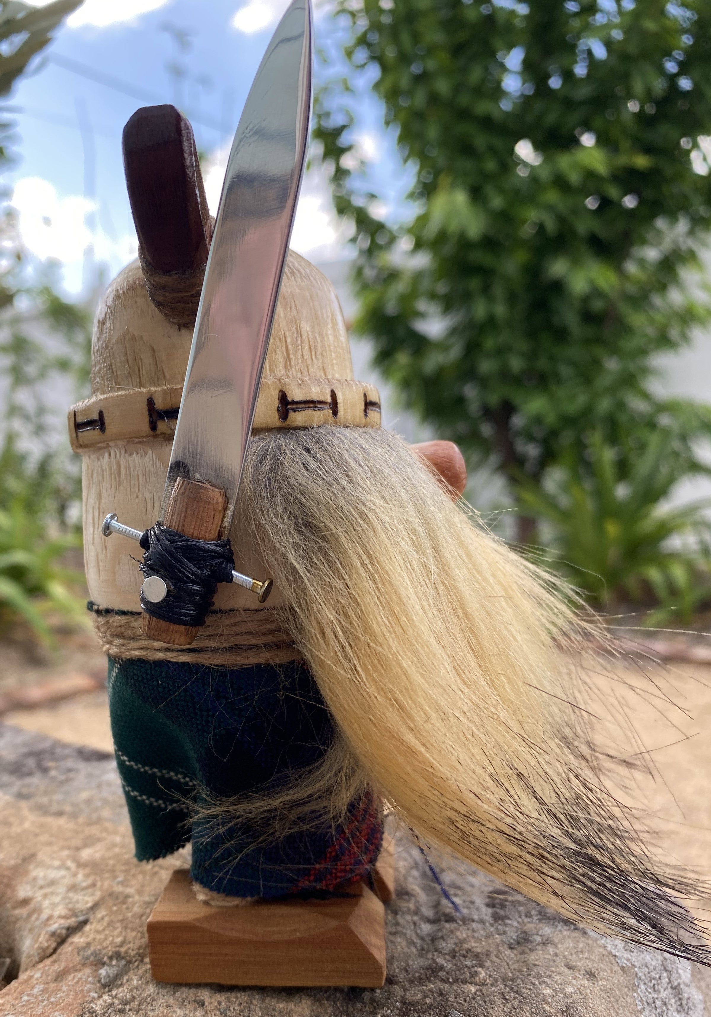 Scottish Highlander , light ginger beard