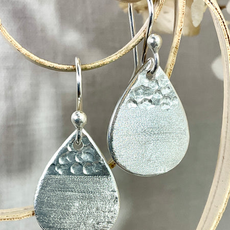 Argentium silver earrings. Handmade