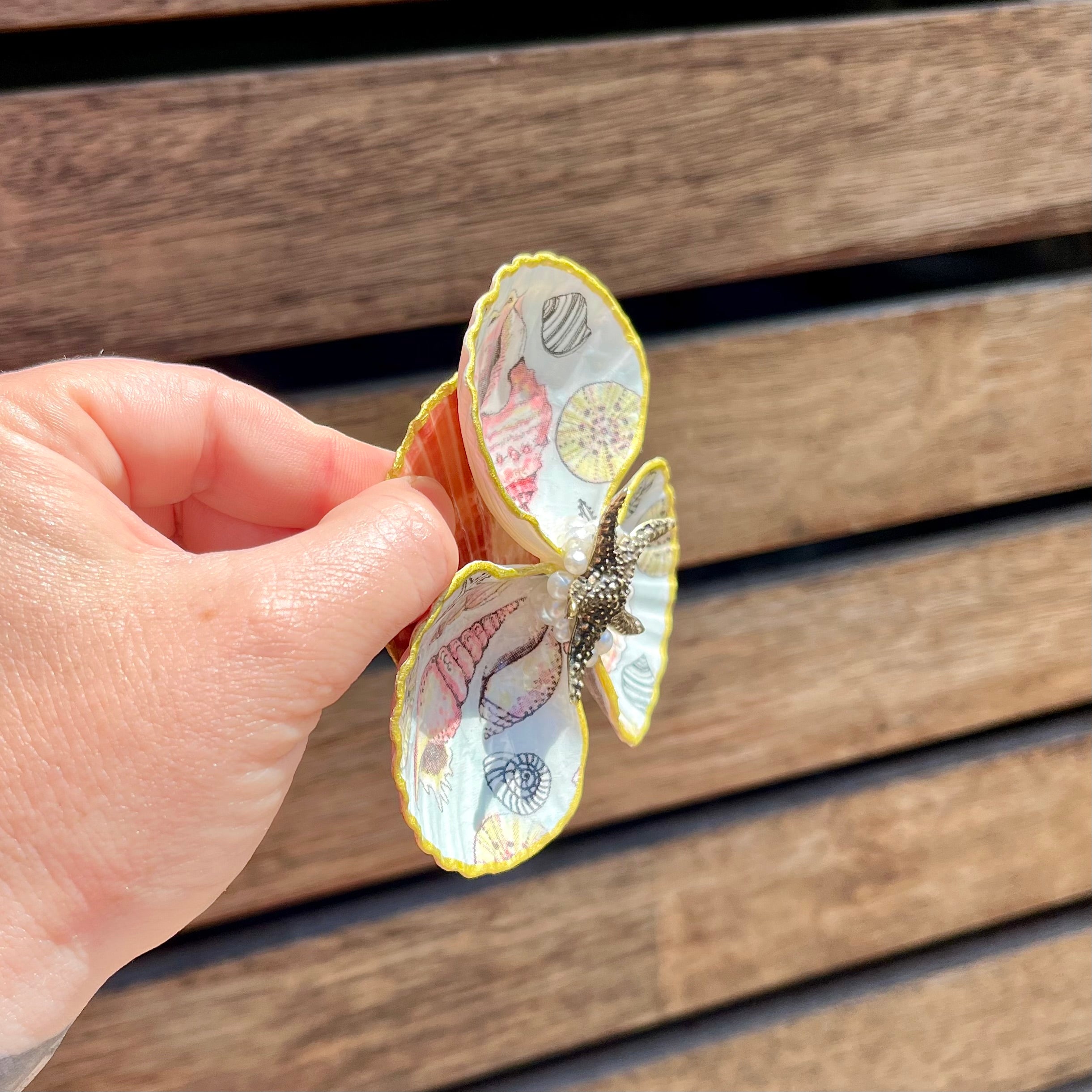 Seashell Trinket Tray With Coastal Vibes