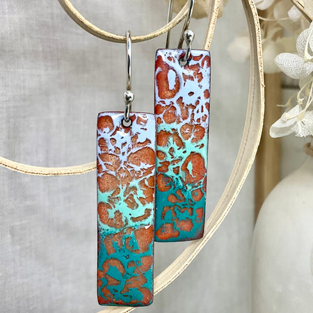 Forest. Handmade earrings