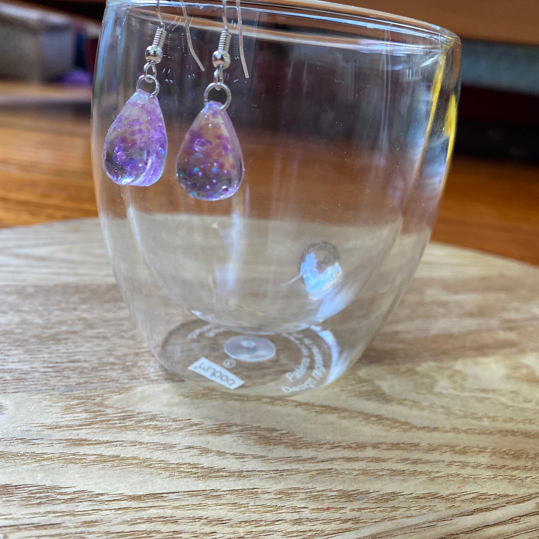 Resin earrings