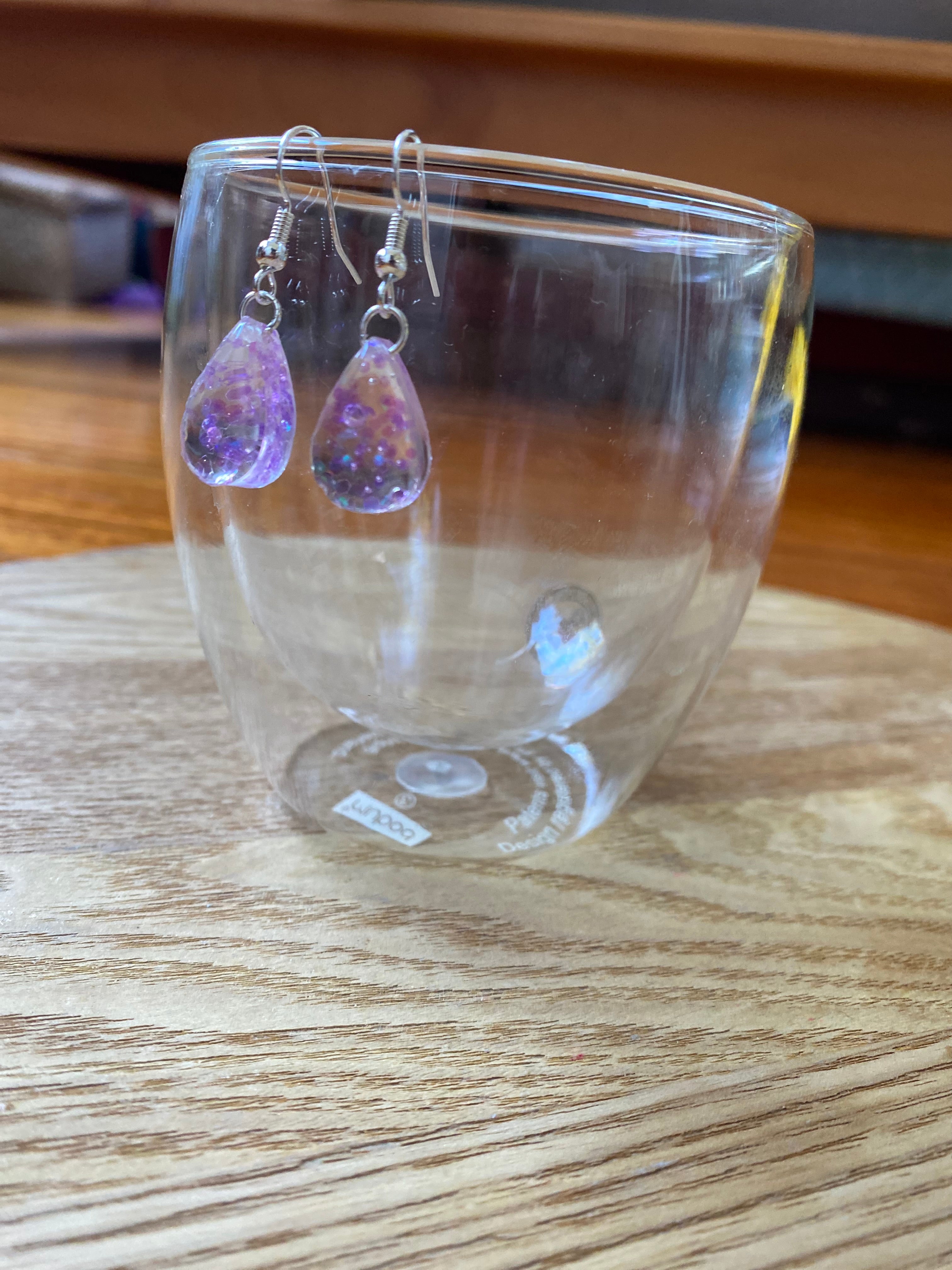 Resin earrings