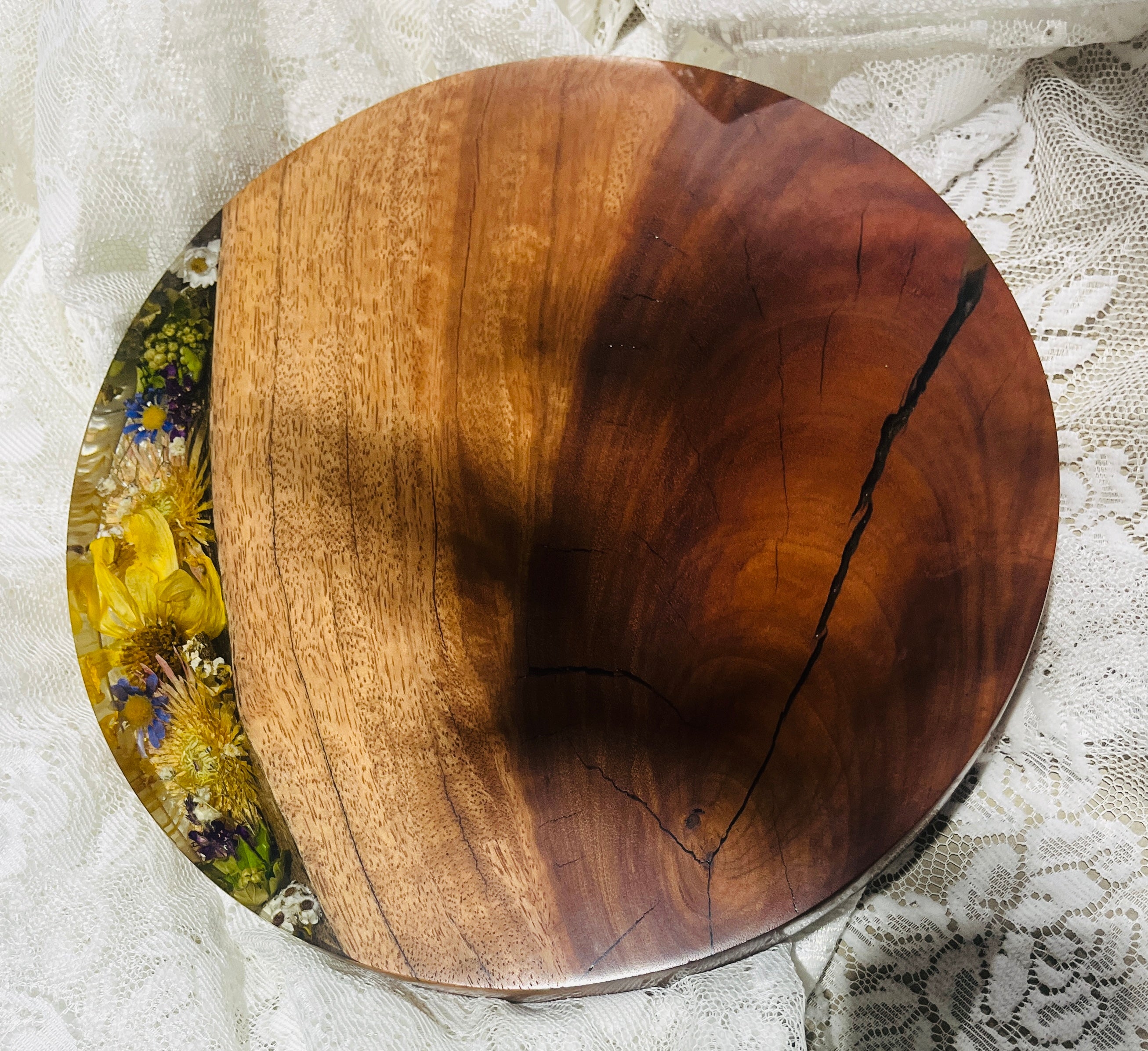 Round Resin Serving Board