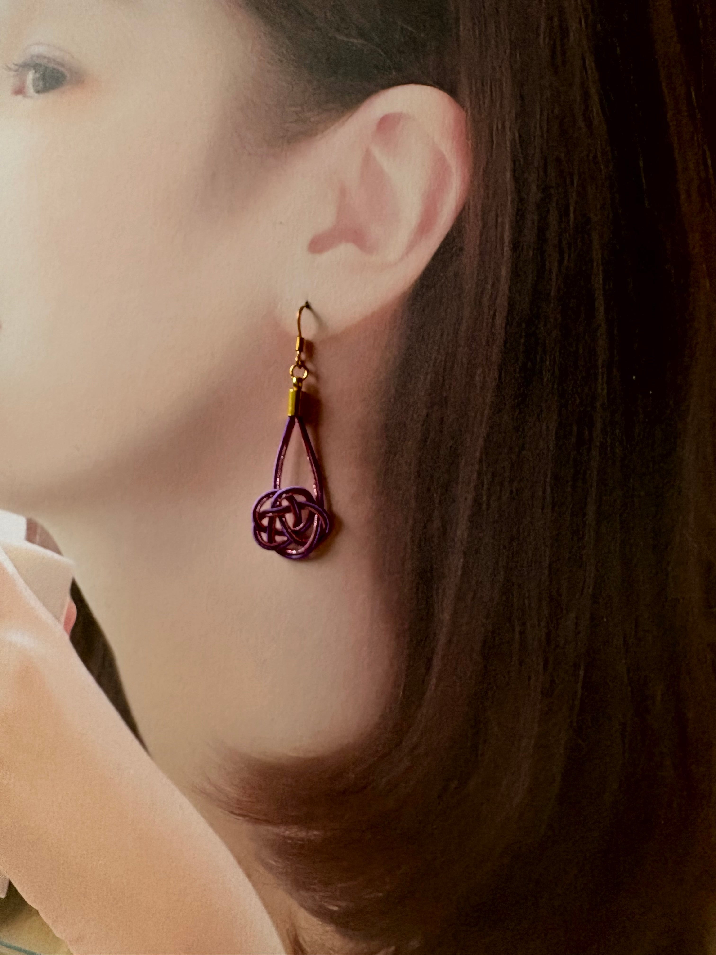 Ume Mizuhiki earrings