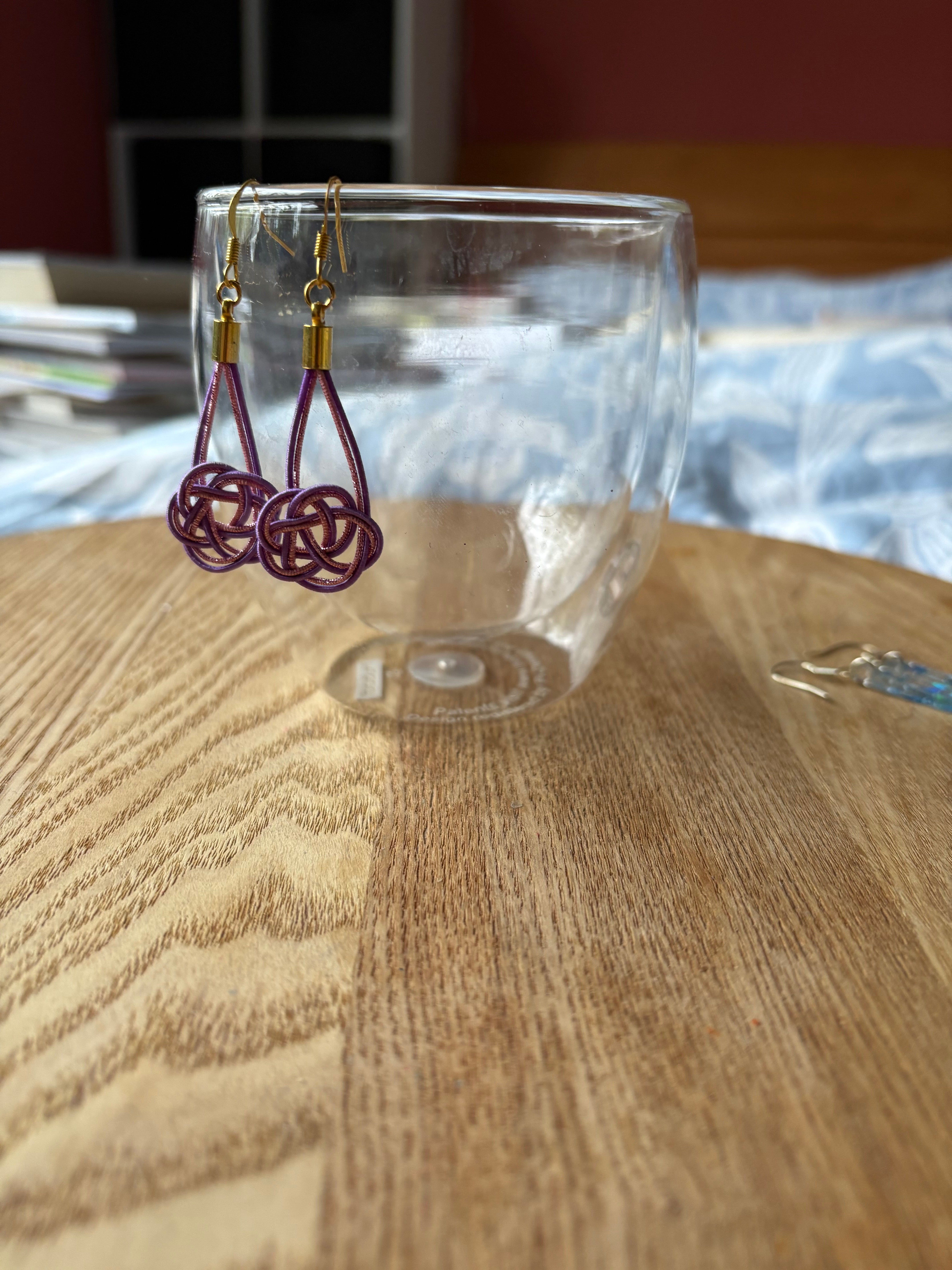 Ume Mizuhiki earrings