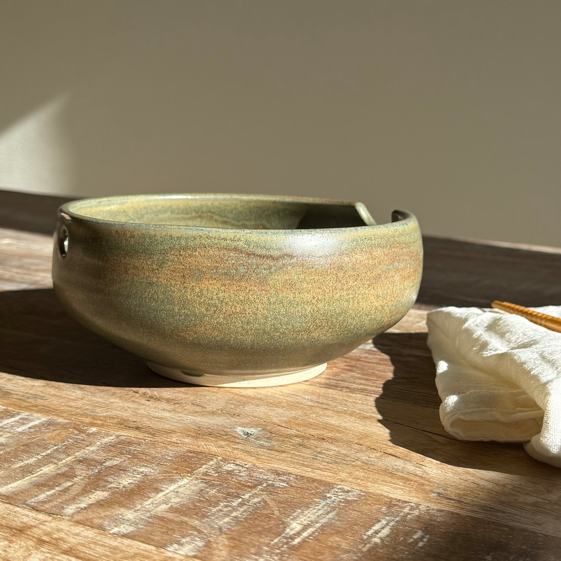 Donburi Bowl with Chopsticks | Wheel Thrown Pottery