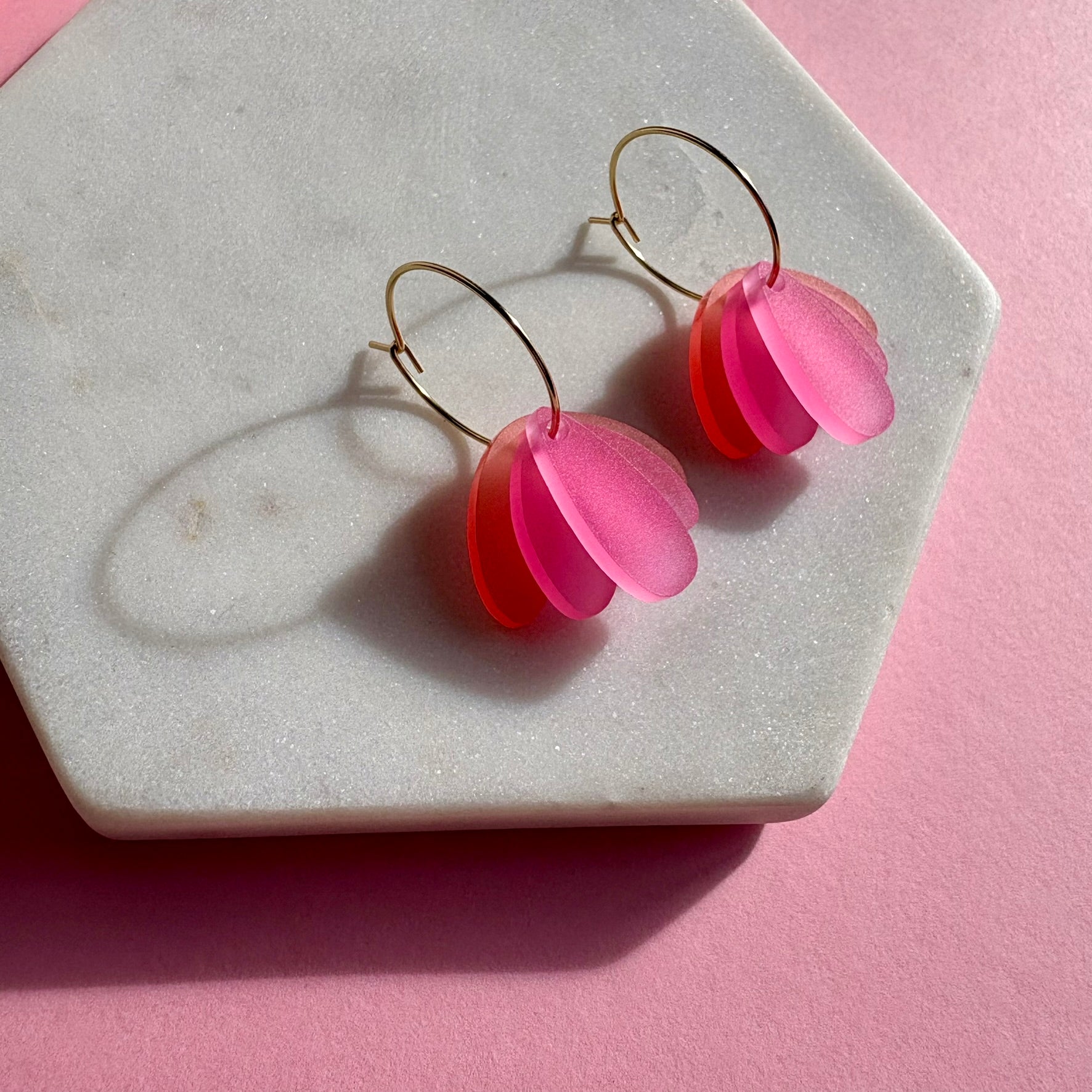 Fids Flower 3 Piece Nectarine and hot pink