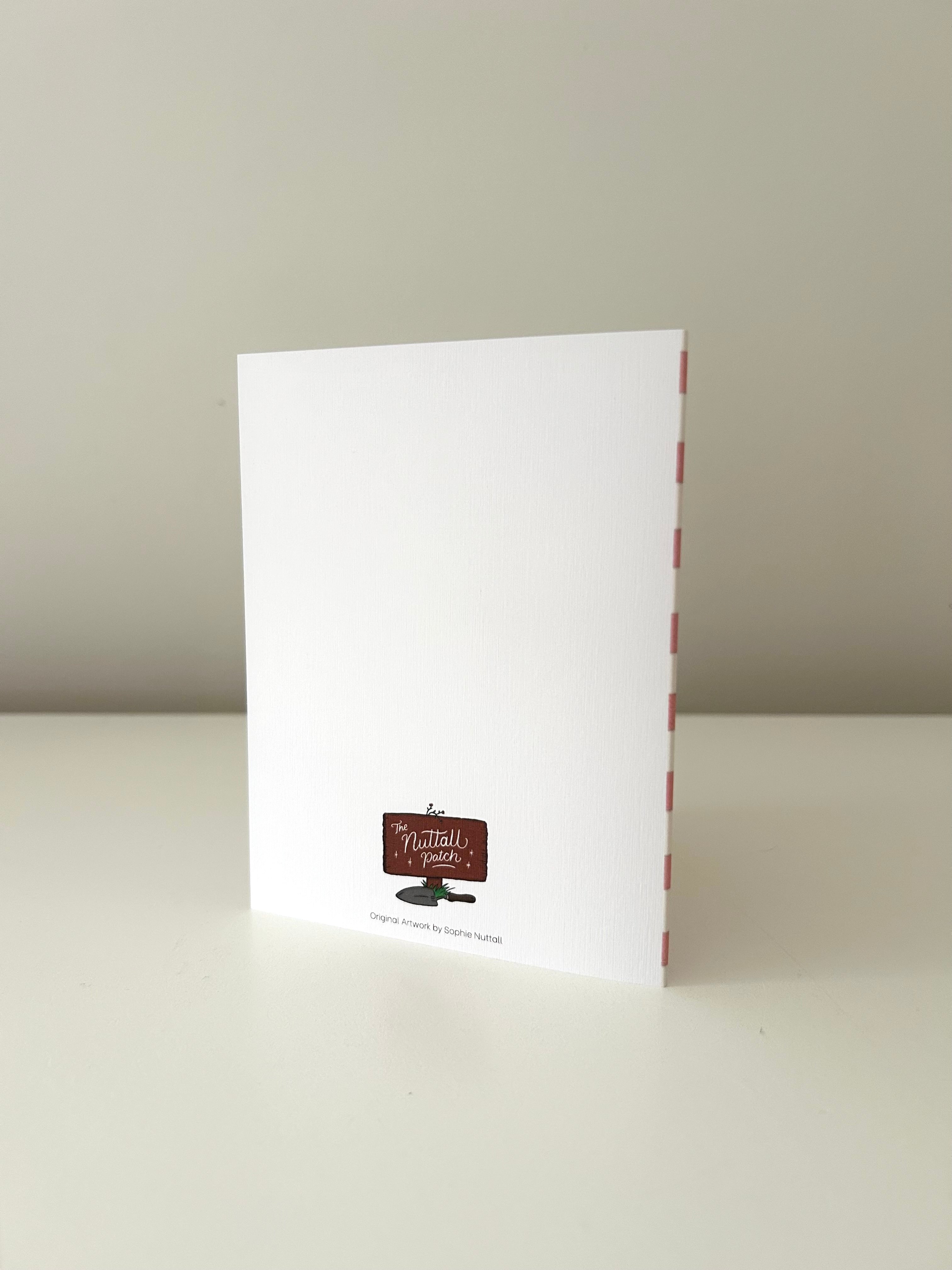 Greeting Card - Icelandic Poppy & Ladybug