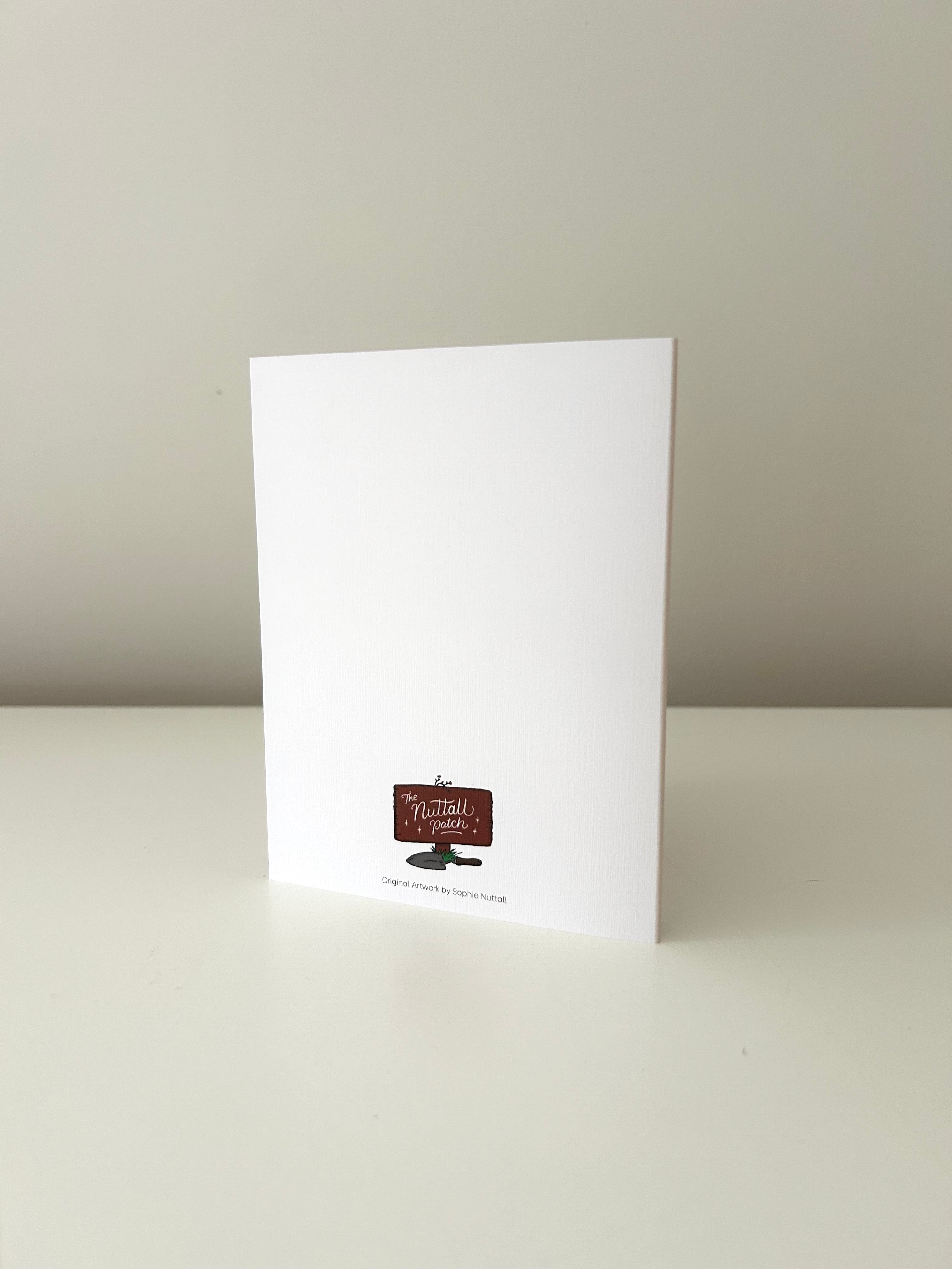 Greeting Card - Hakea Laurina & Bee