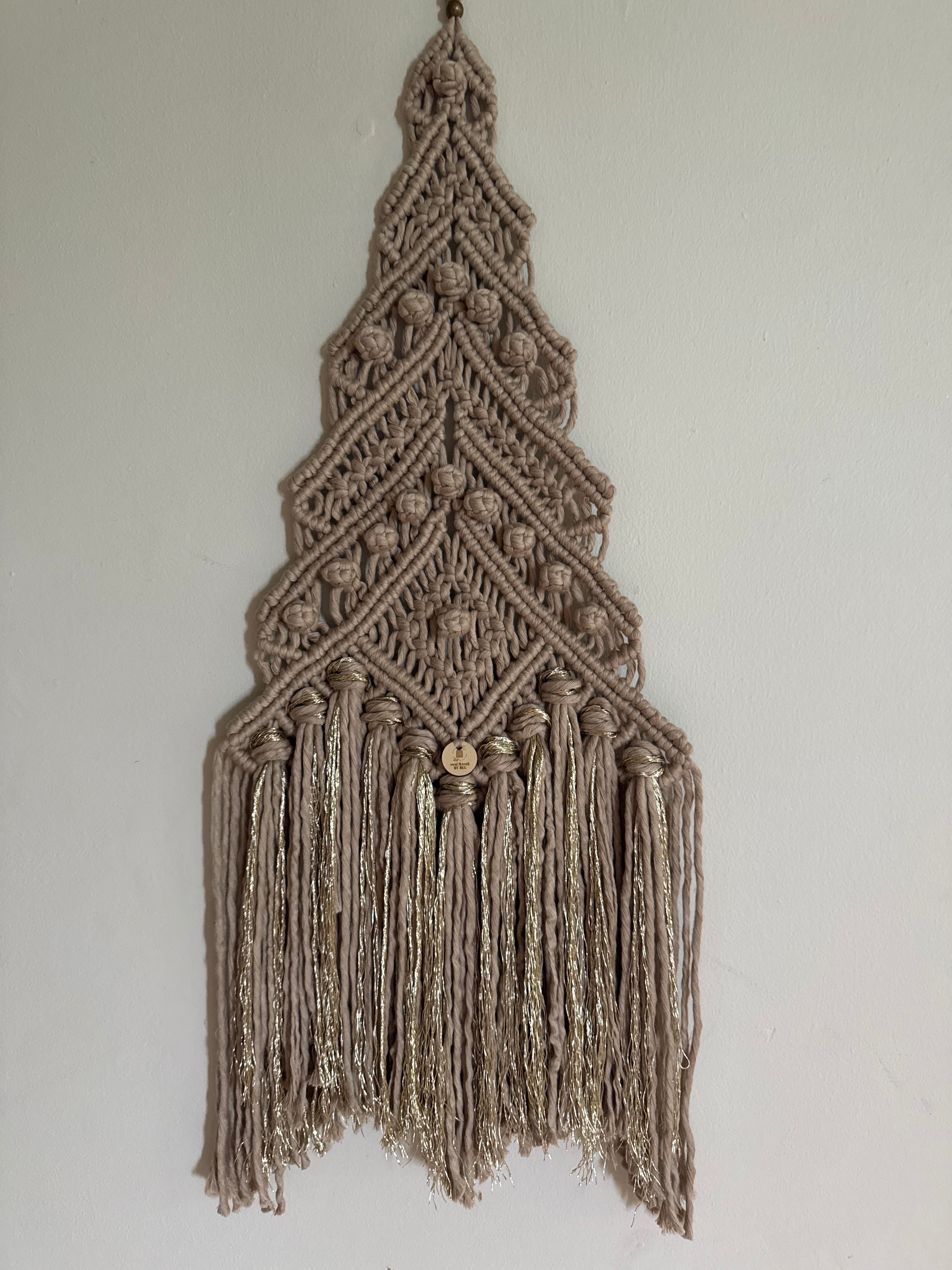 Macrame Xmas Tree Decor