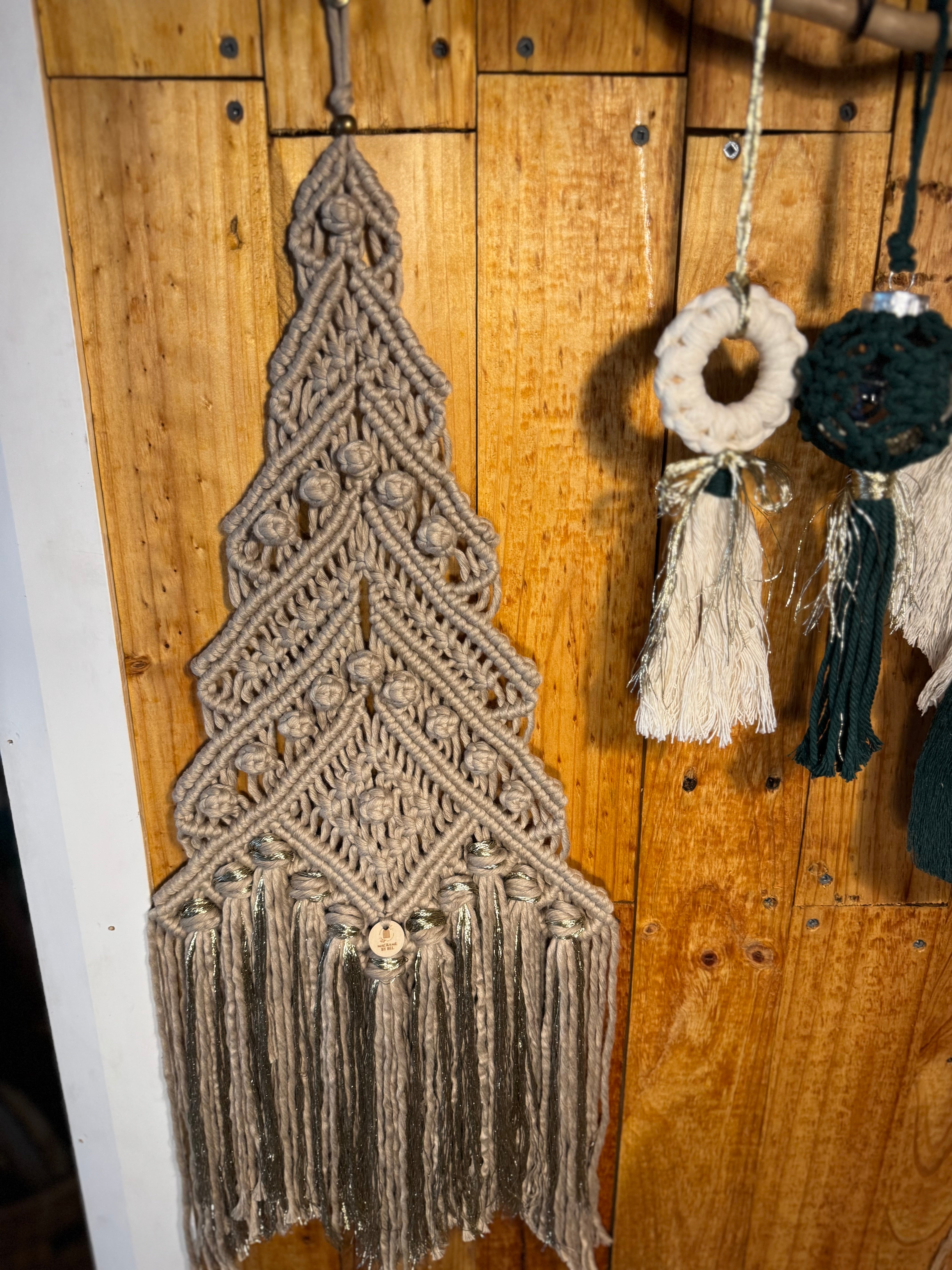 Macrame Xmas Tree Decor