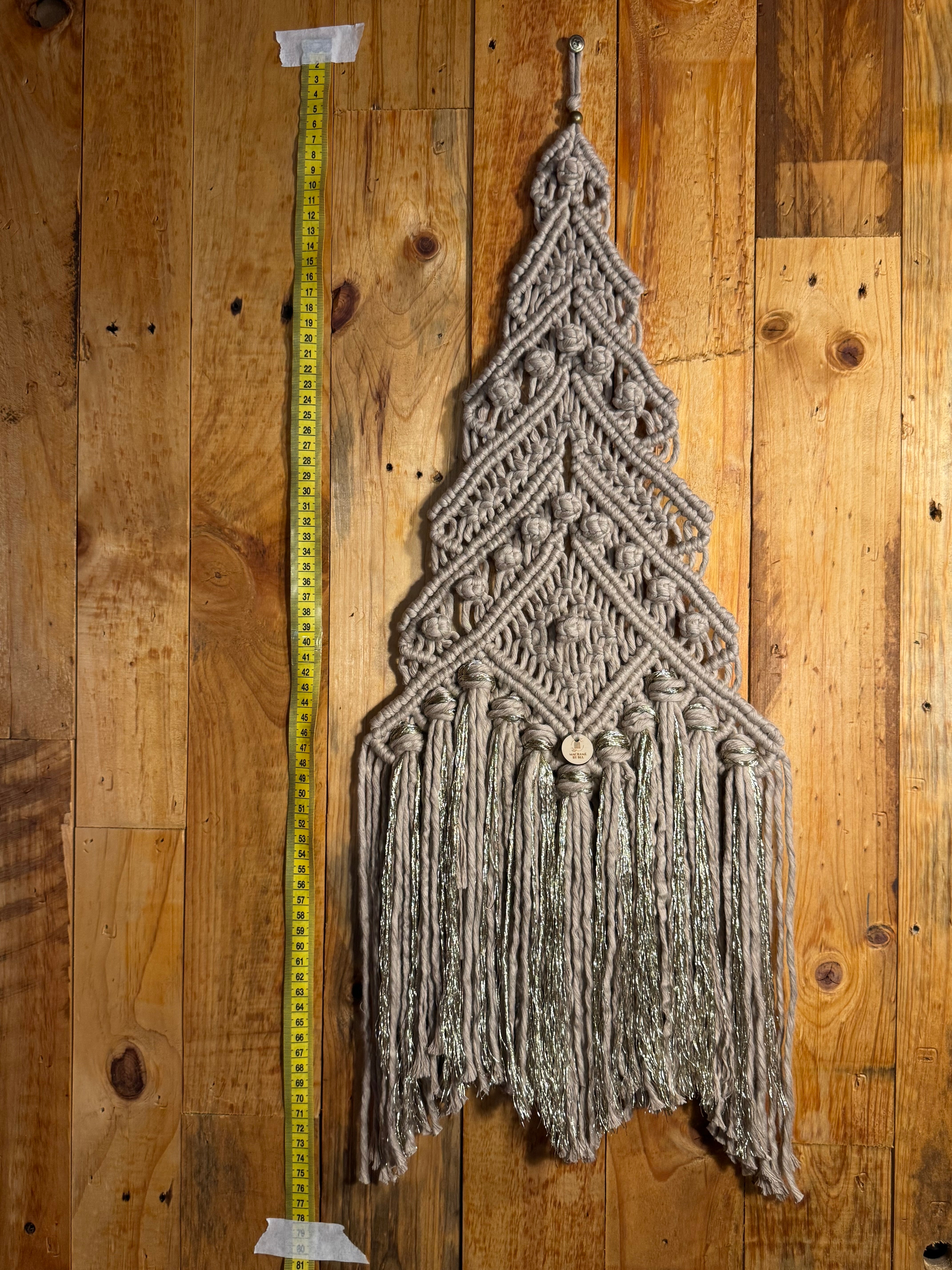 Macrame Xmas Tree Decor