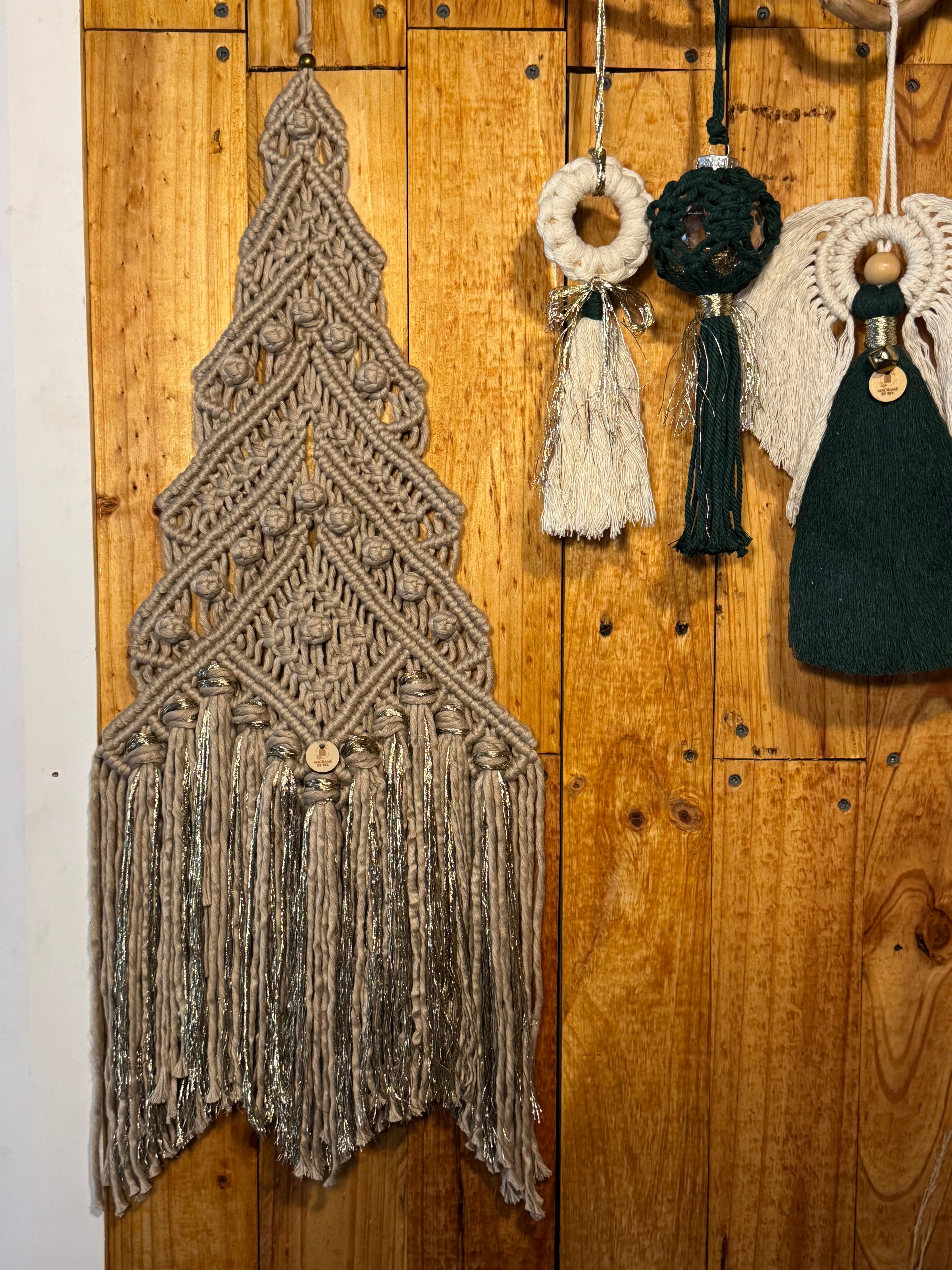 Macrame Xmas Tree Decor