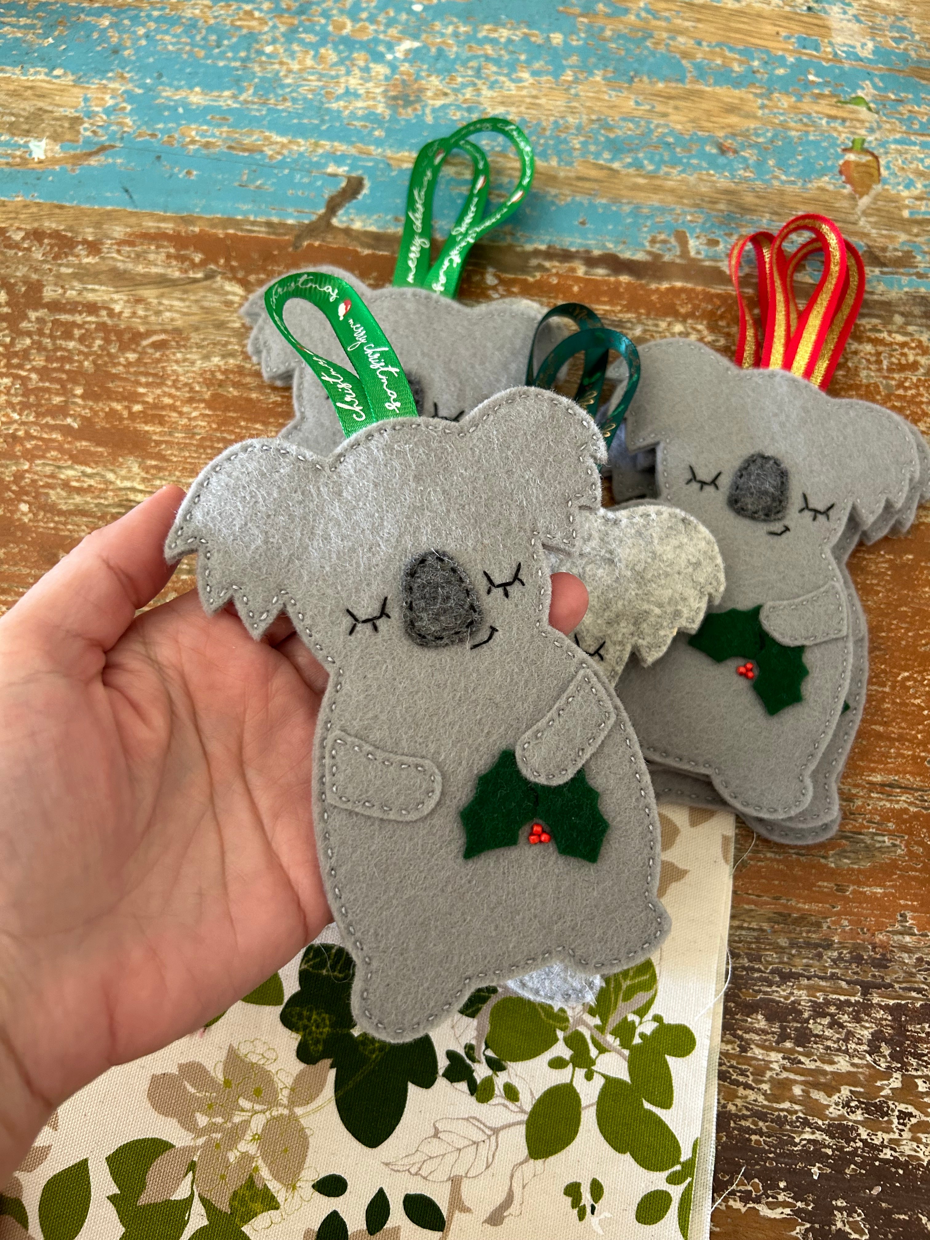 Koala Christmas decoration
