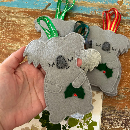Koala Christmas decoration