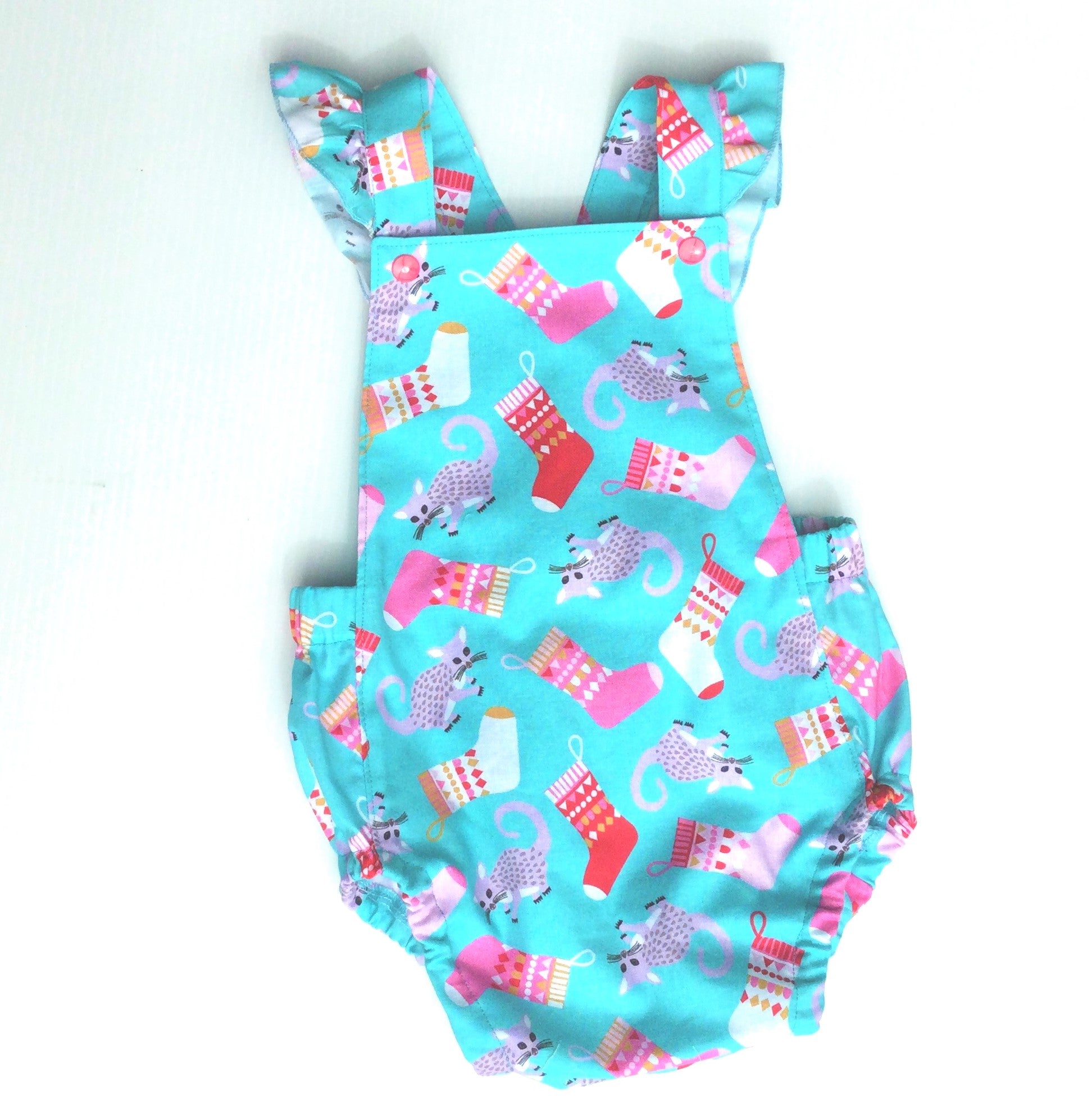 Christmas Reindeer Dress with Ruffles