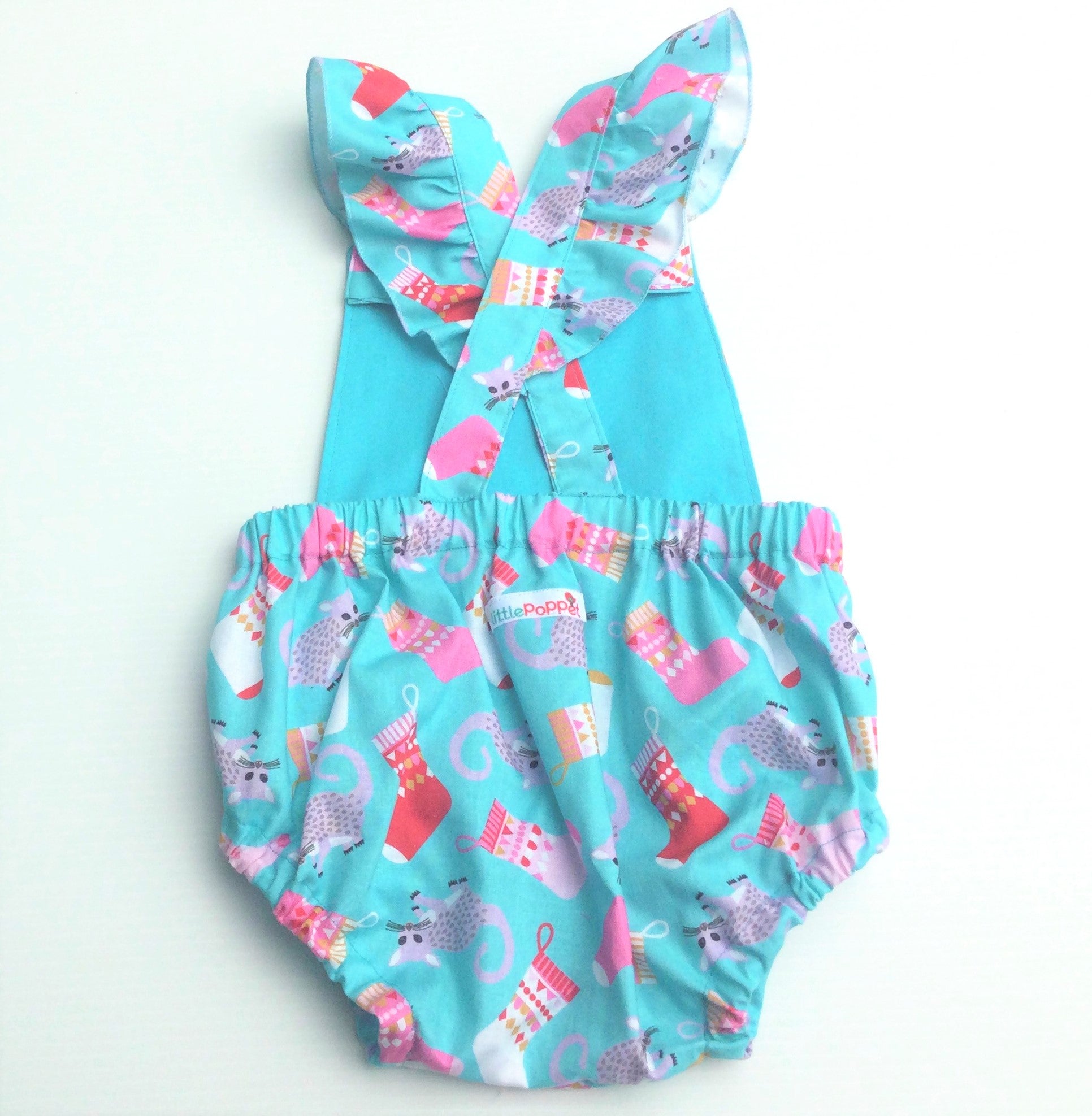 Christmas Reindeer Dress with Ruffles