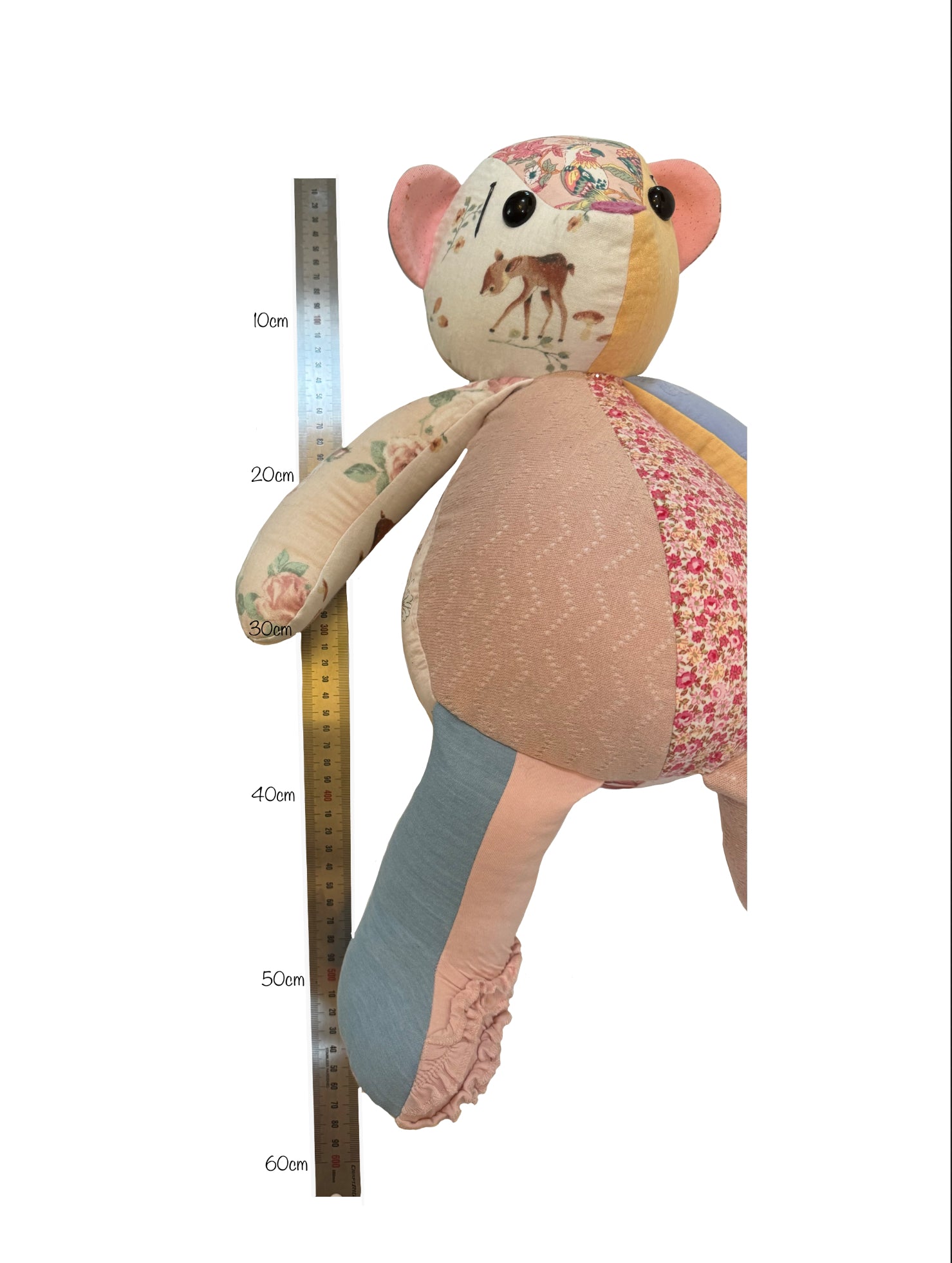 Customisable Memory Bear Made from Clothing | 50 cm Classic Handmade Keepsake Teddy | Personalised Gift Australia