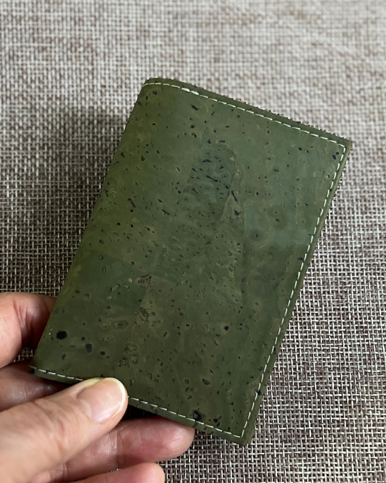Cork Leather Card Holder