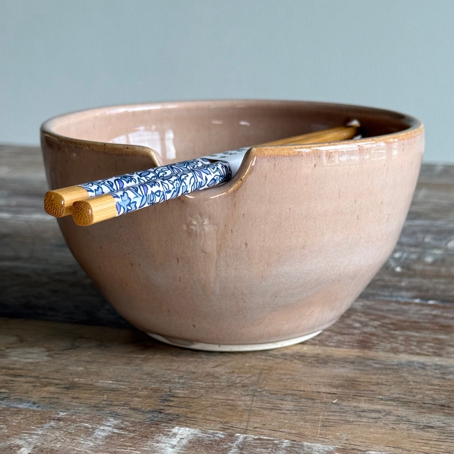Donburi Bowl with Chopsticks | Wheel Thrown Pottery