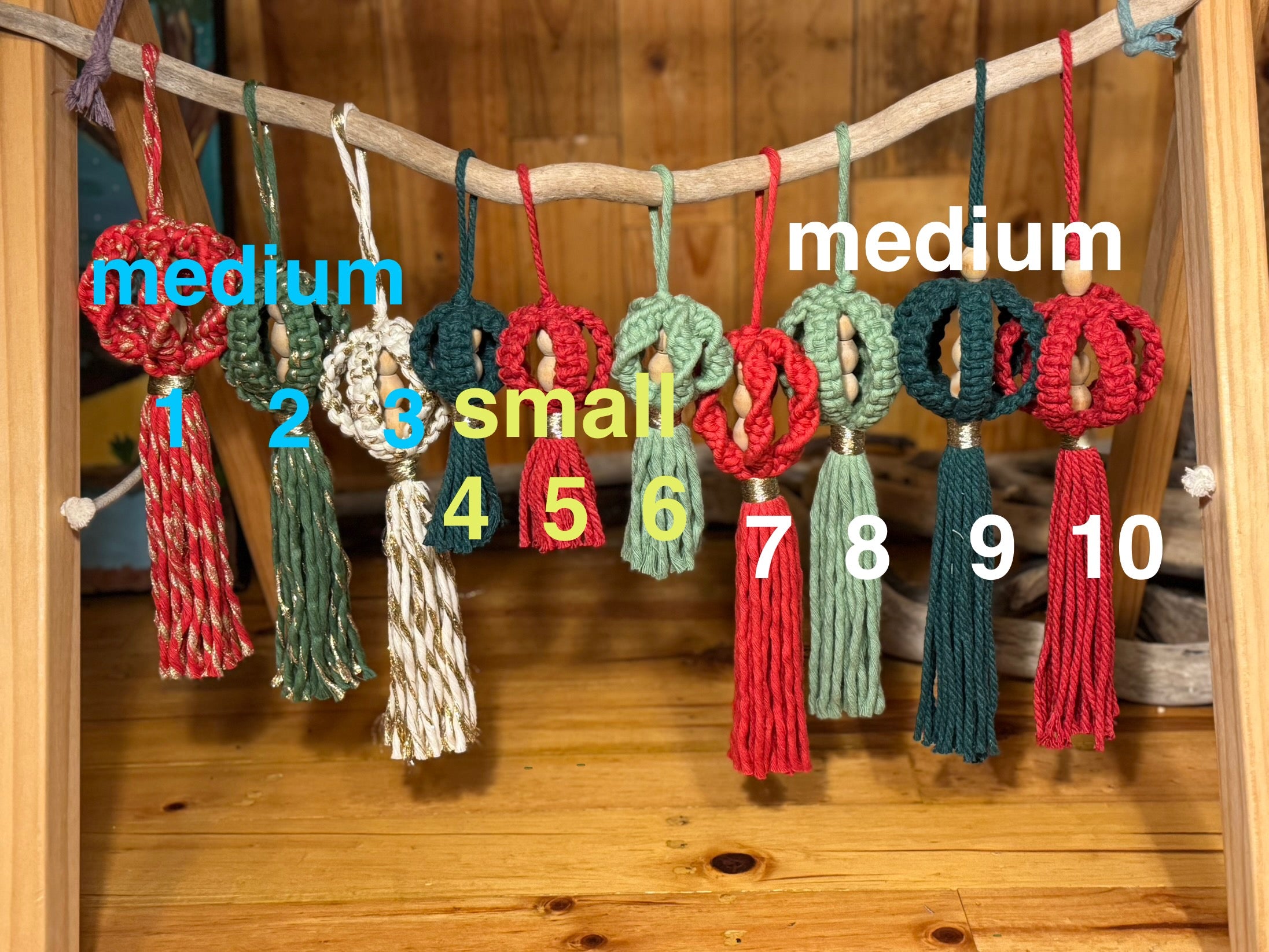Macrame Xmas Bauble Sets