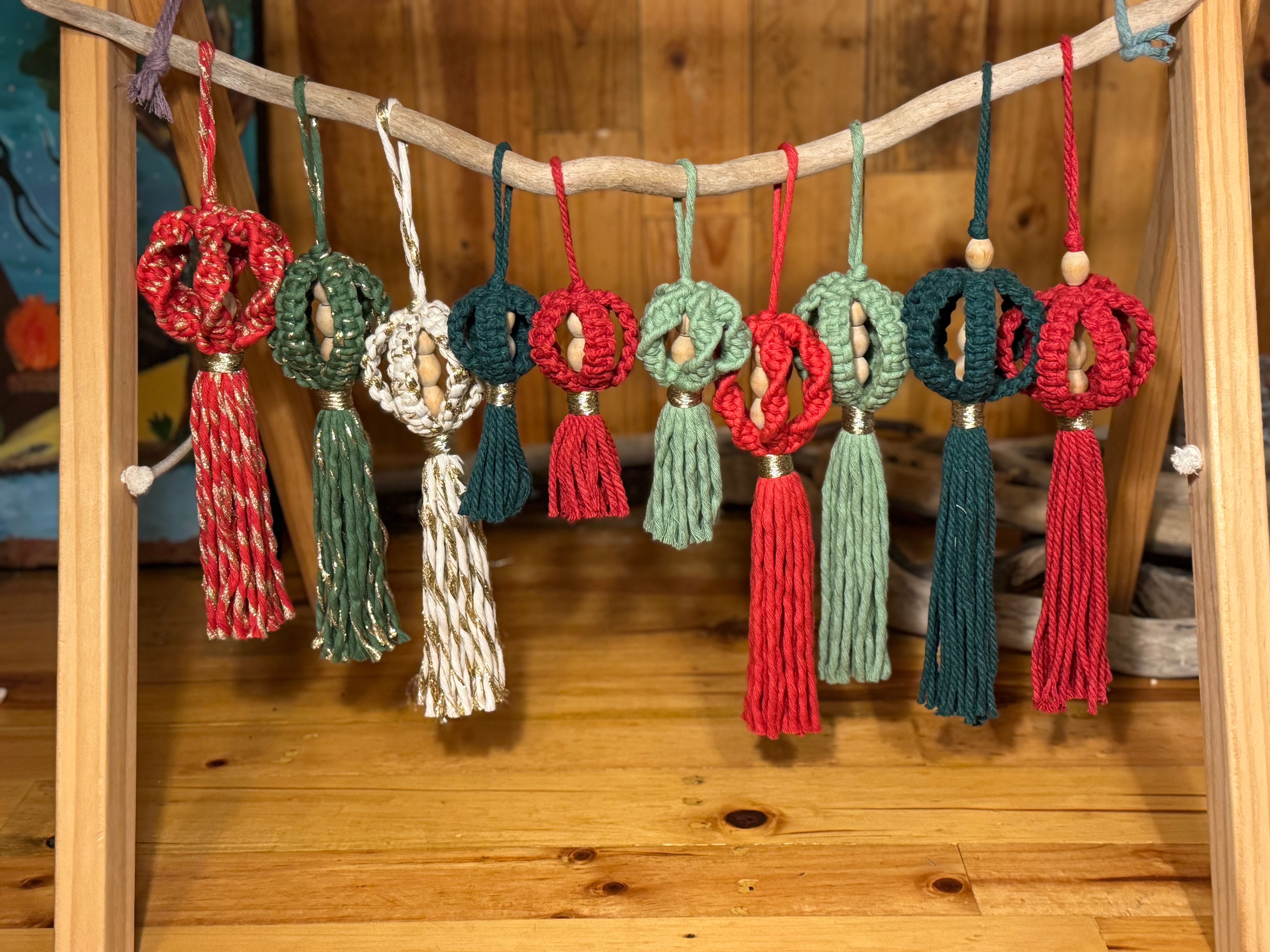 Macrame Xmas Bauble Sets