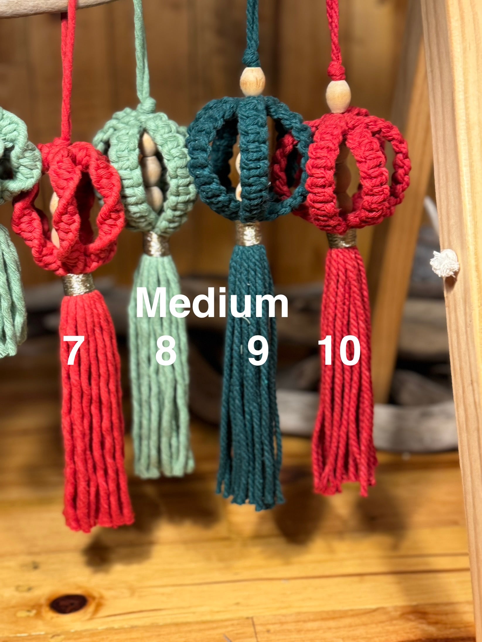 Macrame Xmas Bauble Sets