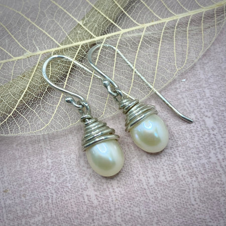 Freshwater Teardrop Pearl Earrings