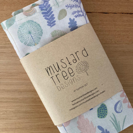 Beach Fossils Table Napkins