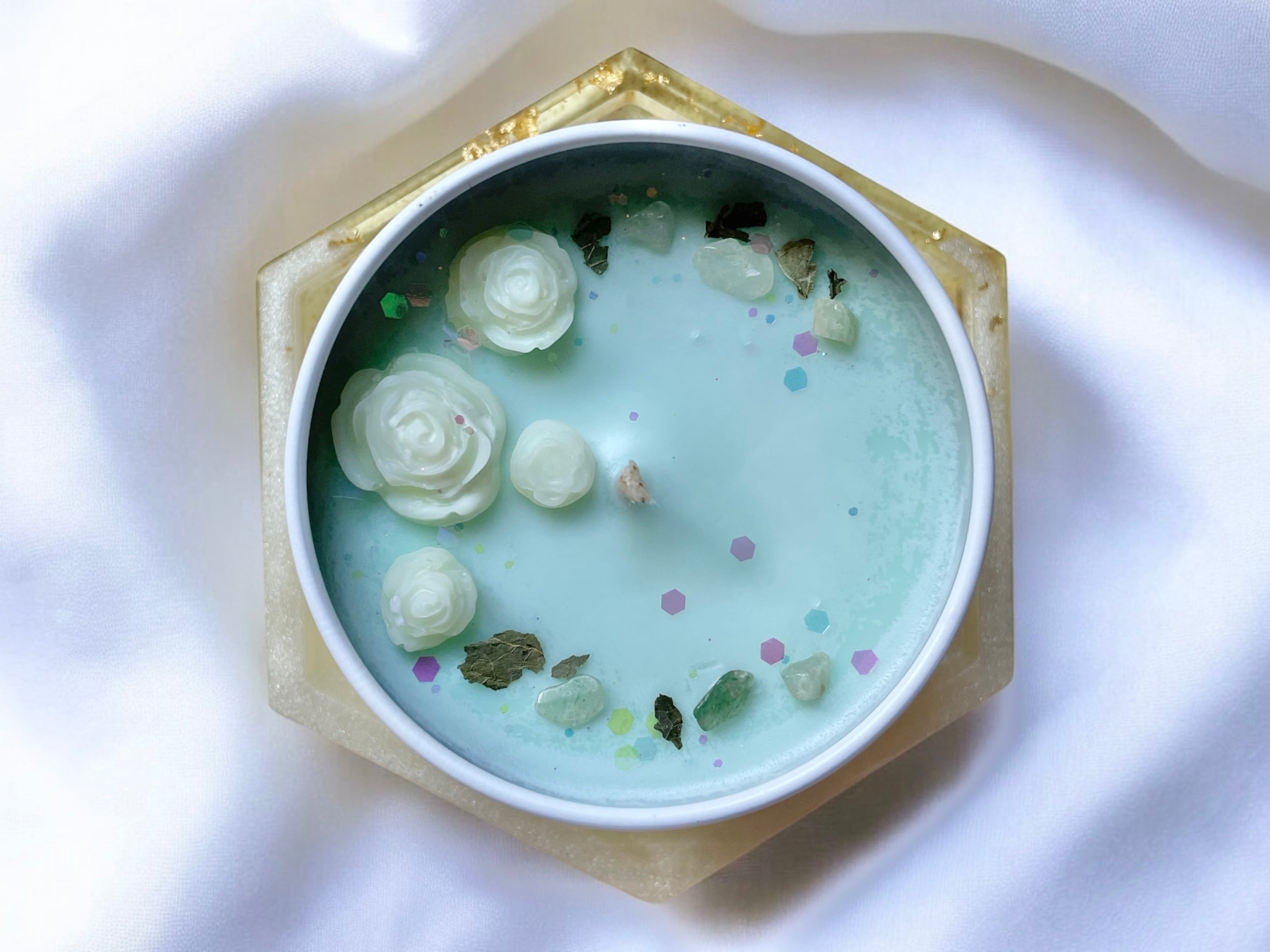 Artemis Green Aventurine Candle