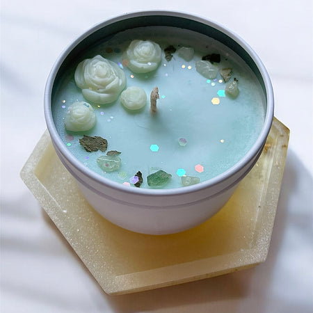 Artemis Green Aventurine Candle