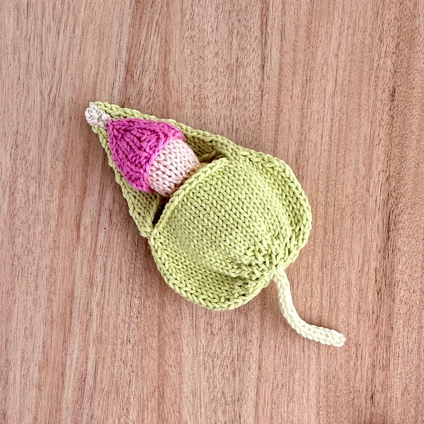 Leafling| Hand Knit| Whimsical Gift | Toy | Ready to Ship