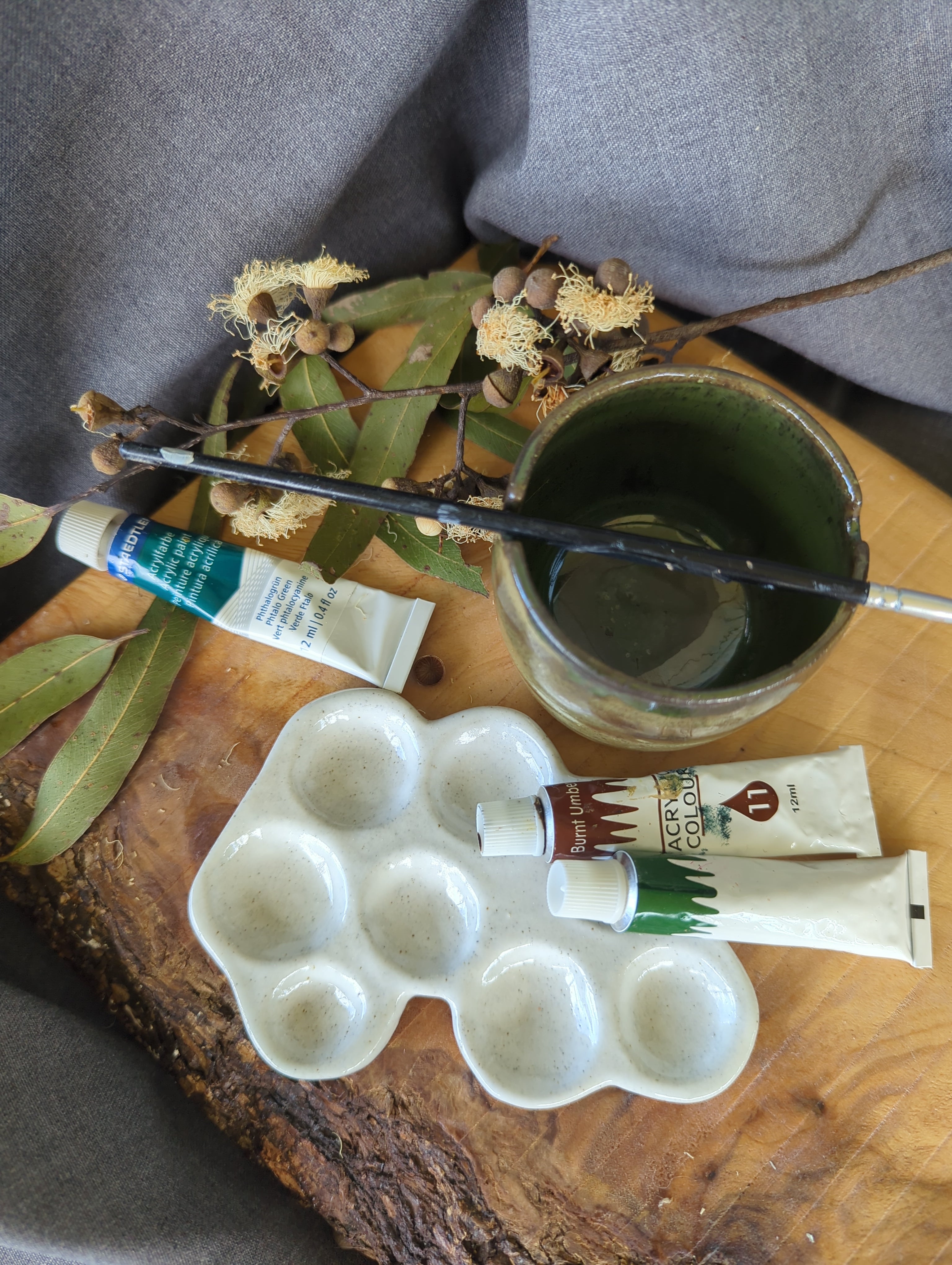 Ceramic Paint Palette