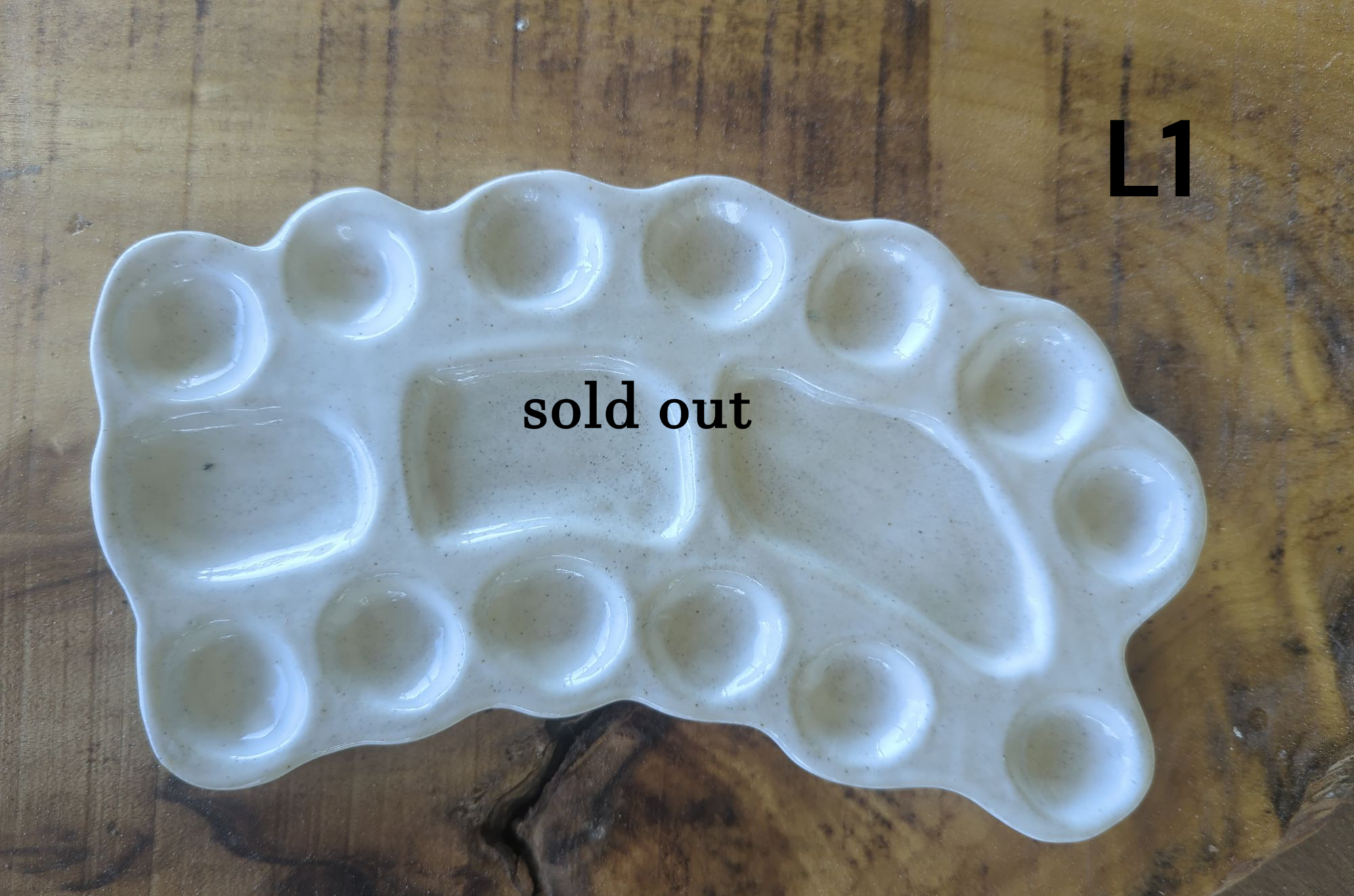 Ceramic Paint Palette