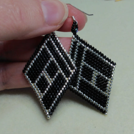 Art Deco Style Beaded Earrings