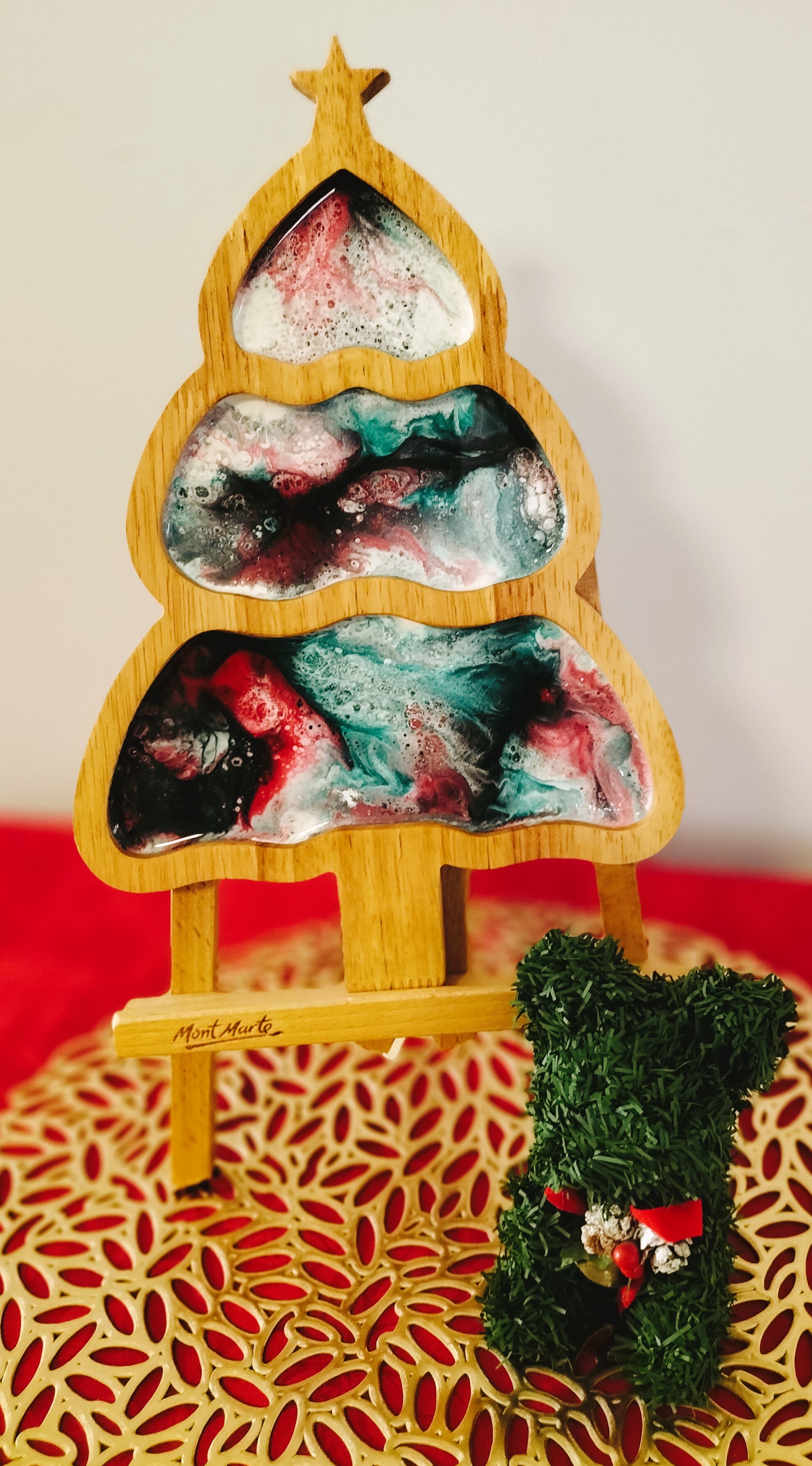 Cute Christmas tree plates.