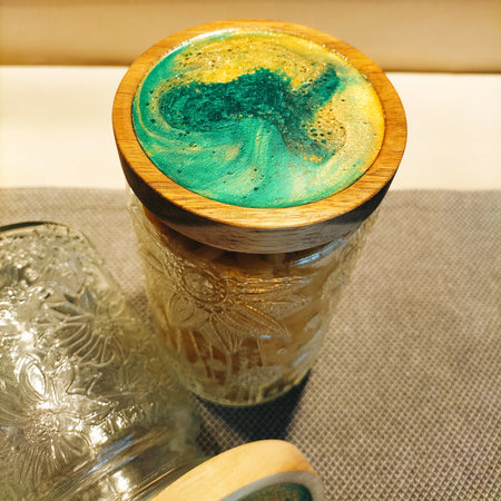 Sunflower pasta jars