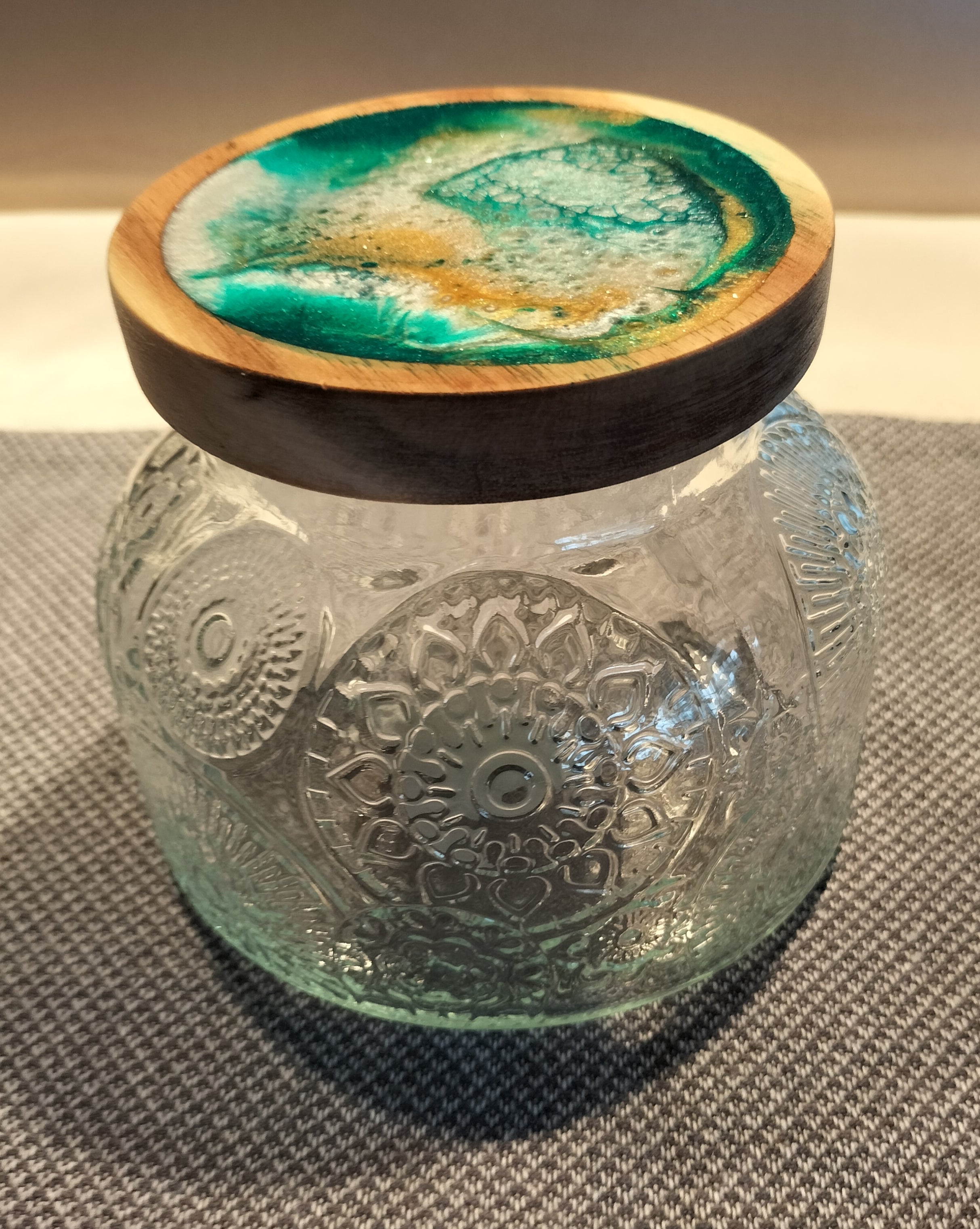 Chubby little storage jars.