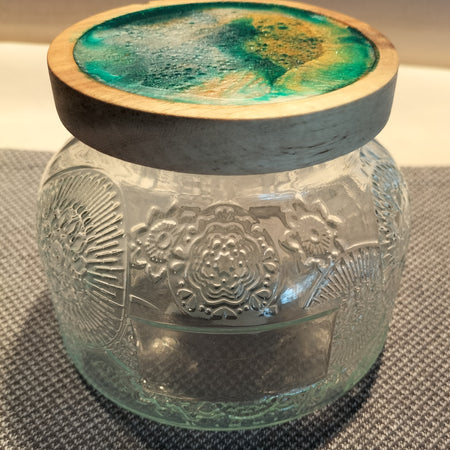 Chubby little storage jars.