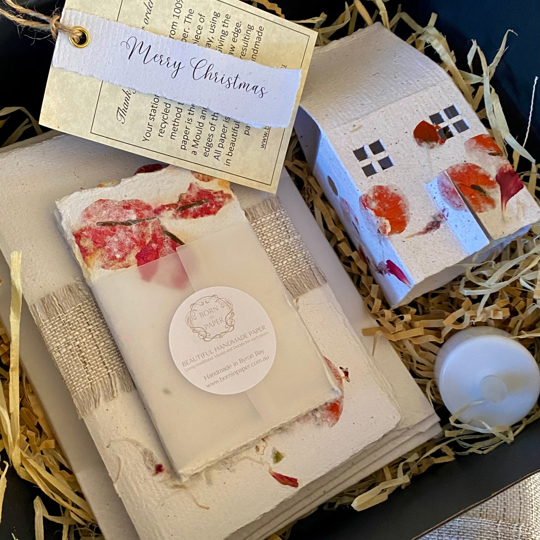 Handmade Paper Stationery Gift Box, our largest ever. Personalise too.